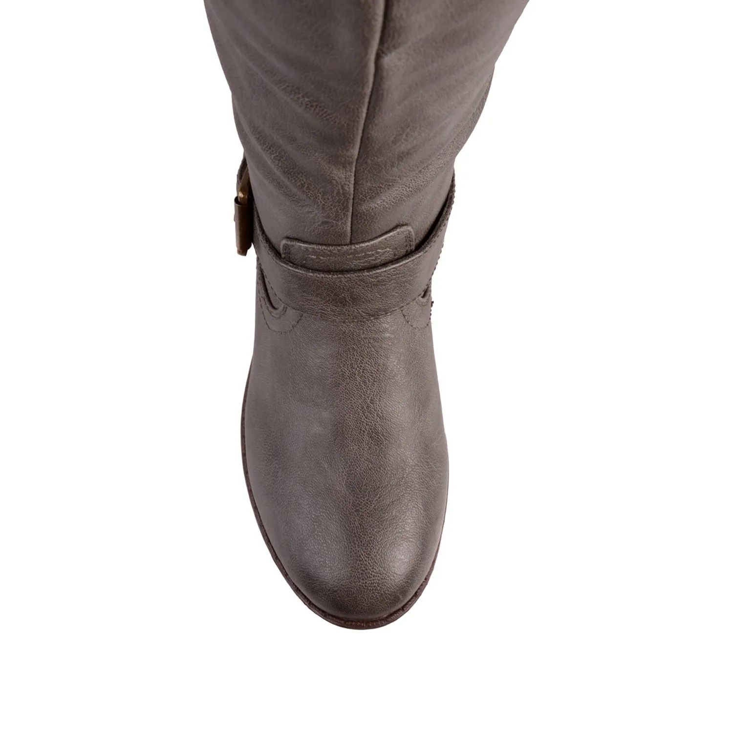 SPOKANE RIDING BOOTS IN FAUX LEATHER soft top