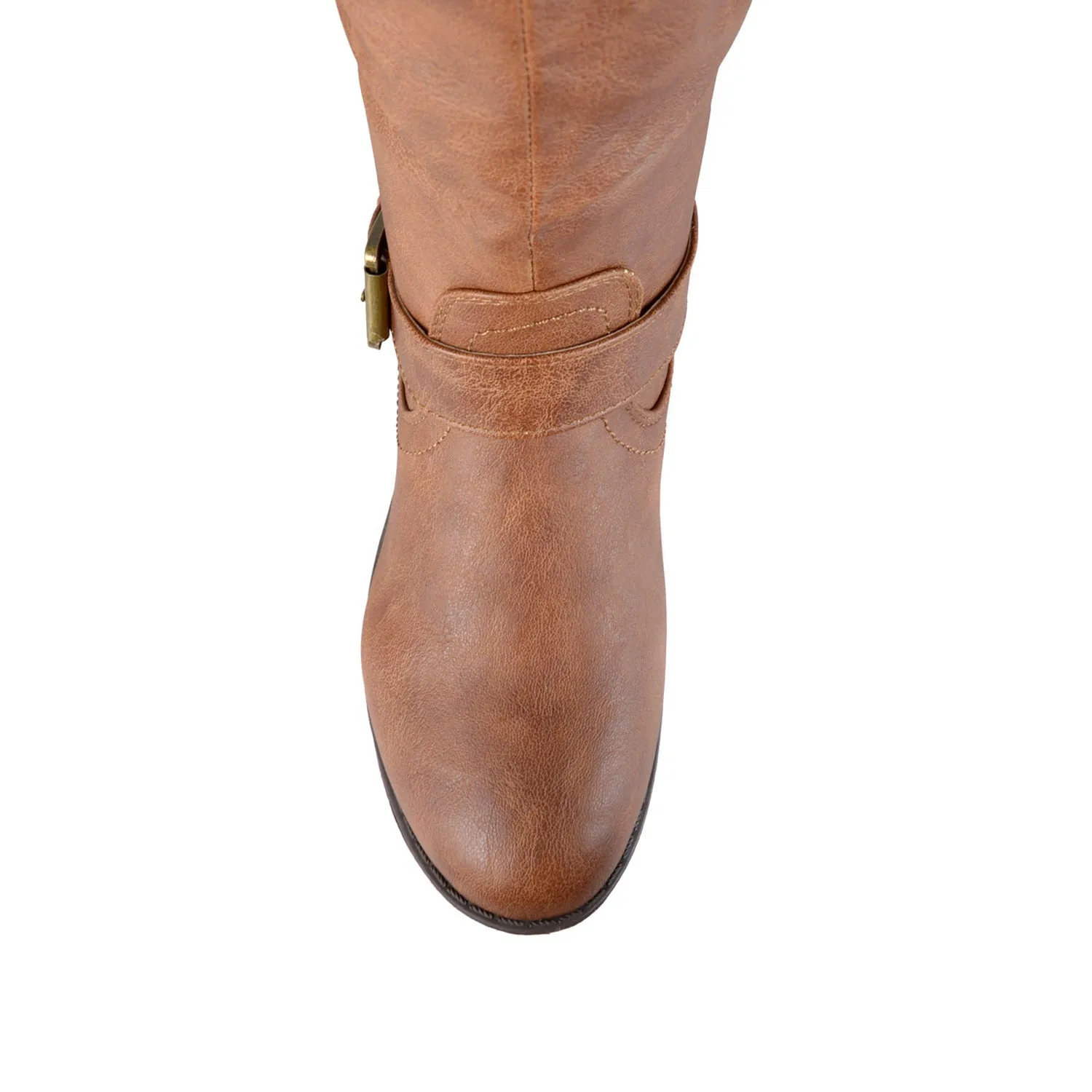 SPOKANE RIDING BOOTS IN FAUX LEATHER soft top