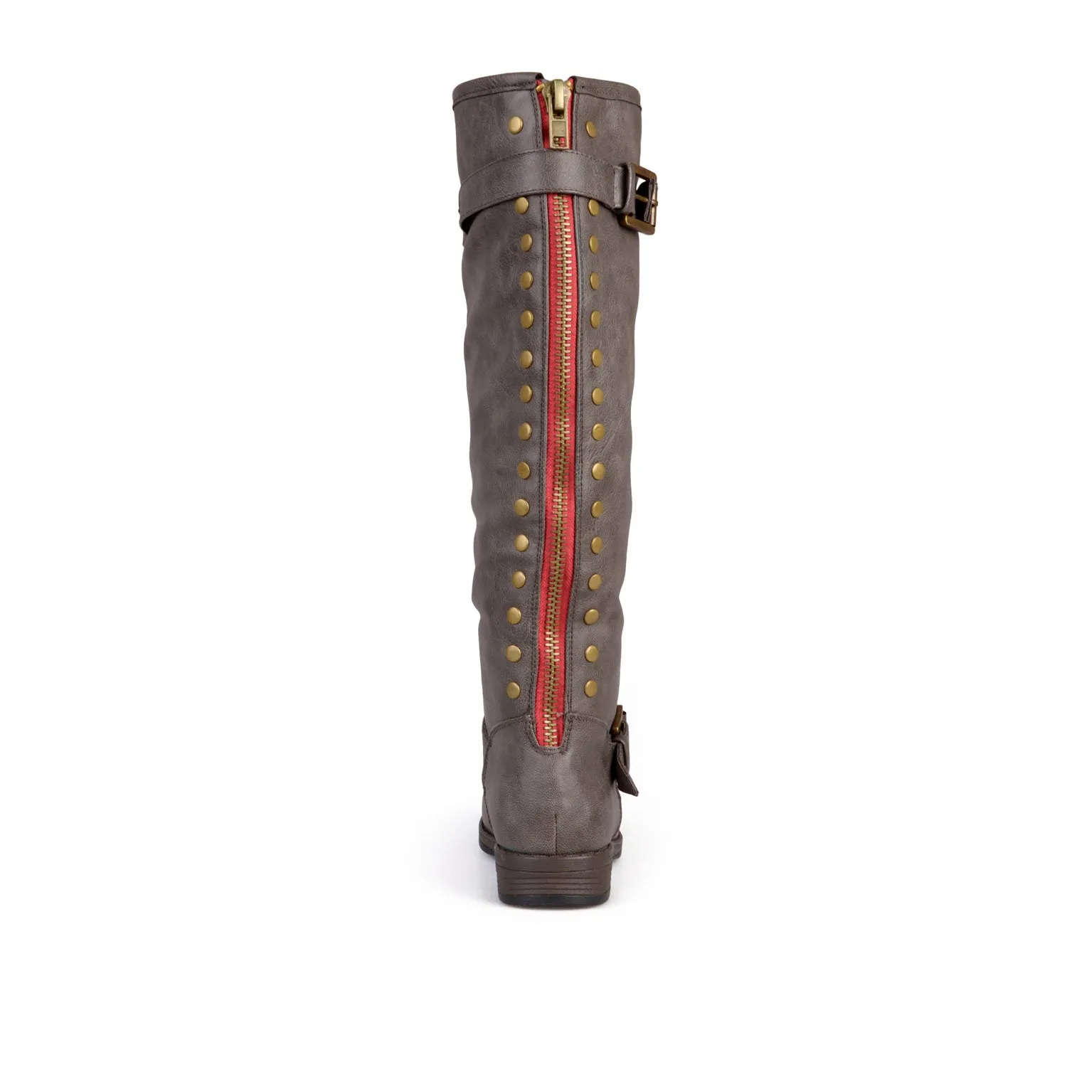 SPOKANE RIDING BOOTS IN FAUX LEATHER soft top