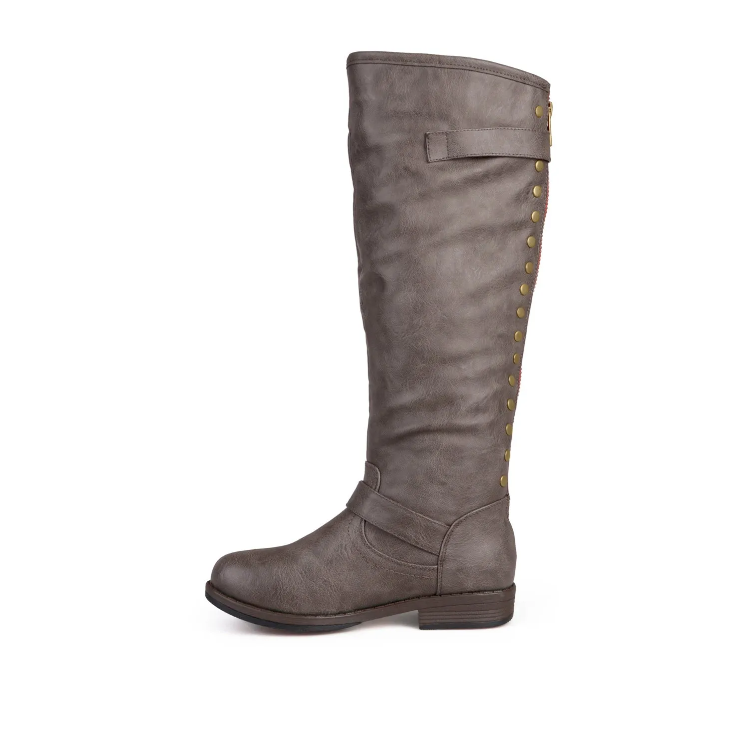 SPOKANE RIDING BOOTS IN FAUX LEATHER soft top