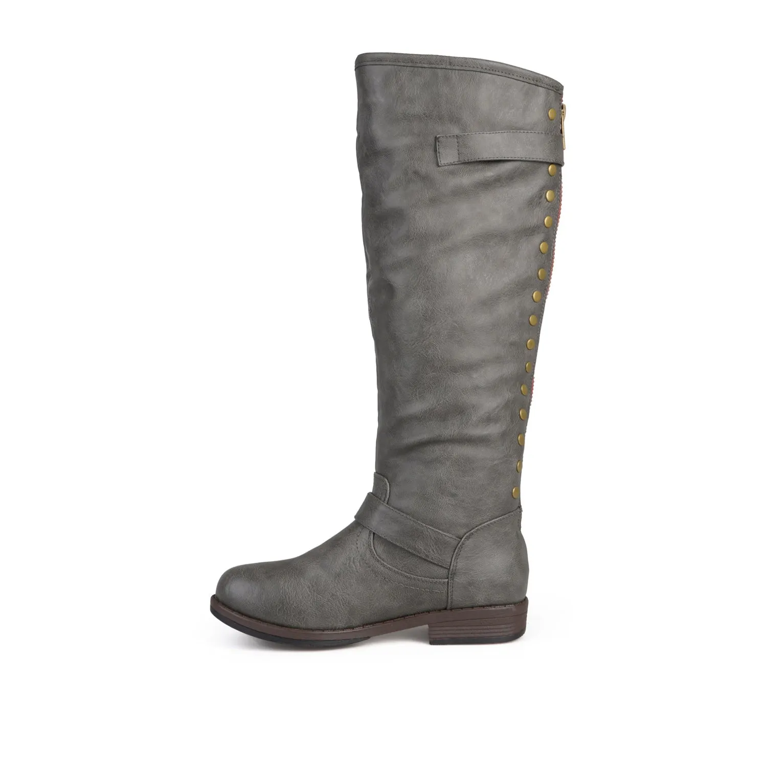 SPOKANE RIDING BOOTS IN FAUX LEATHER soft top