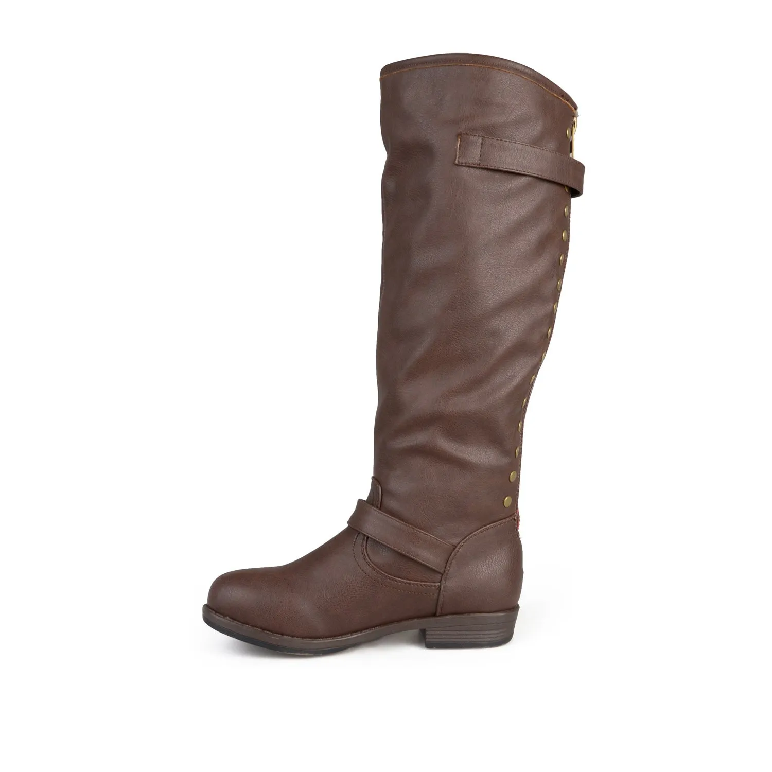 SPOKANE RIDING BOOTS IN FAUX LEATHER soft top
