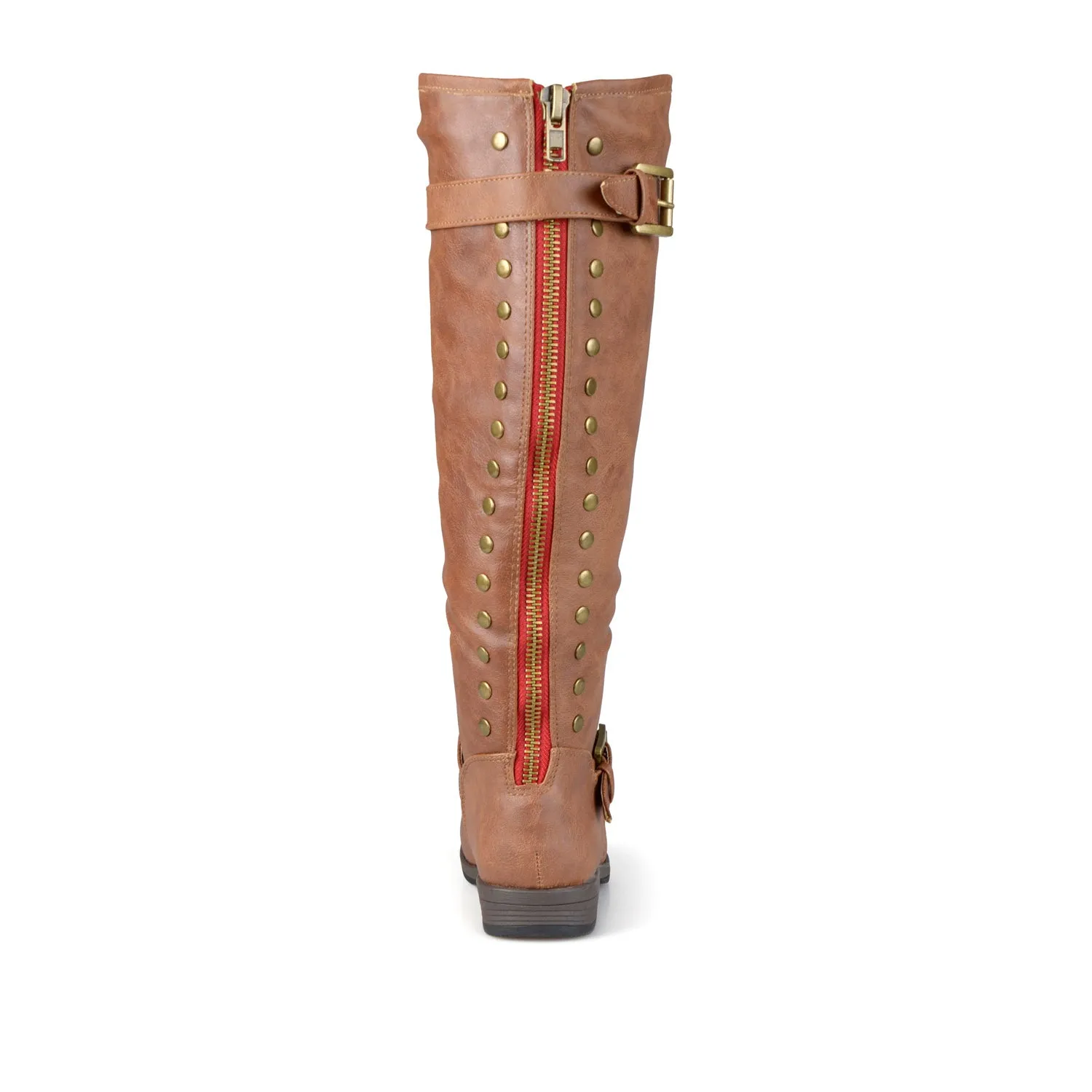 SPOKANE RIDING BOOTS IN FAUX LEATHER soft top