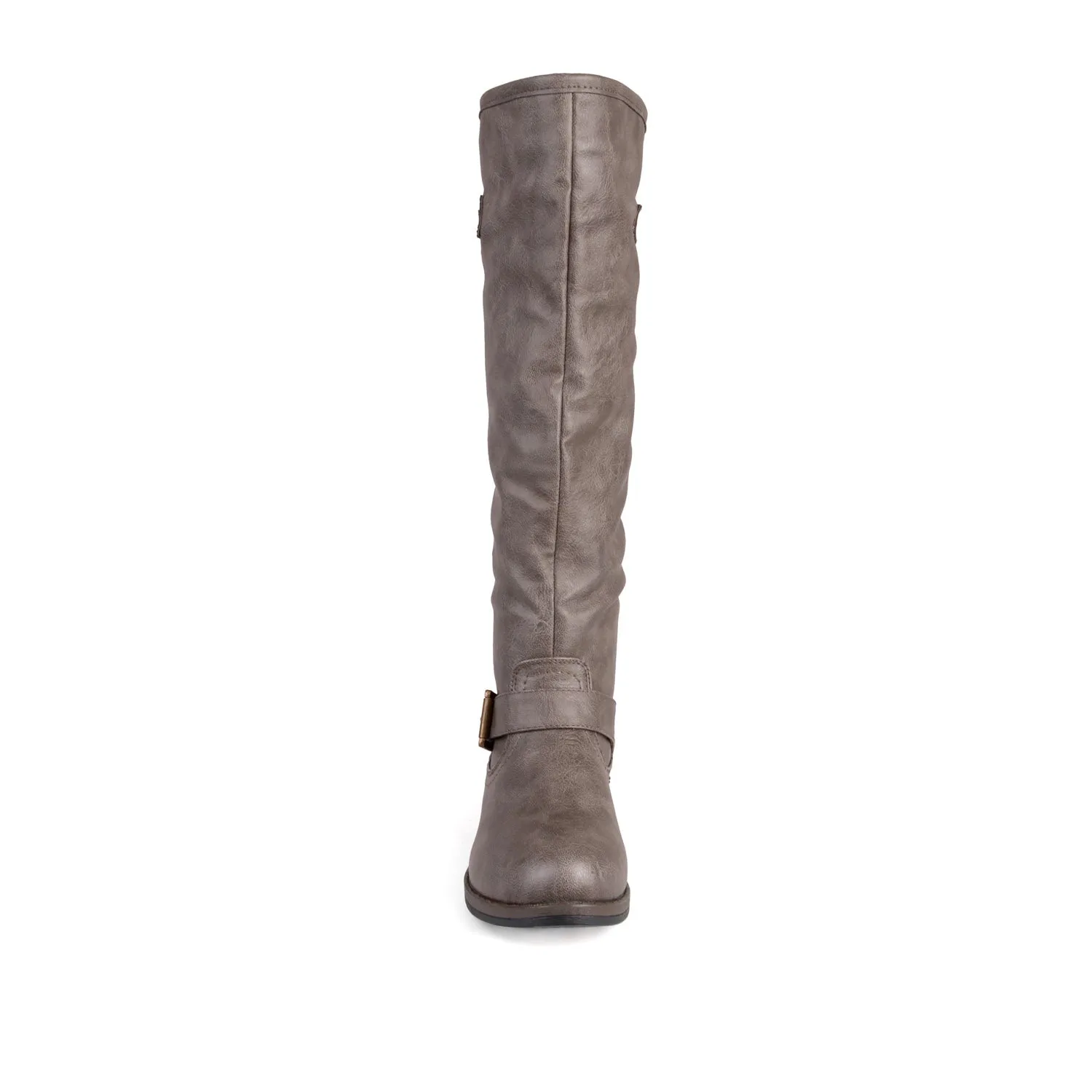 SPOKANE RIDING BOOTS IN FAUX LEATHER soft top