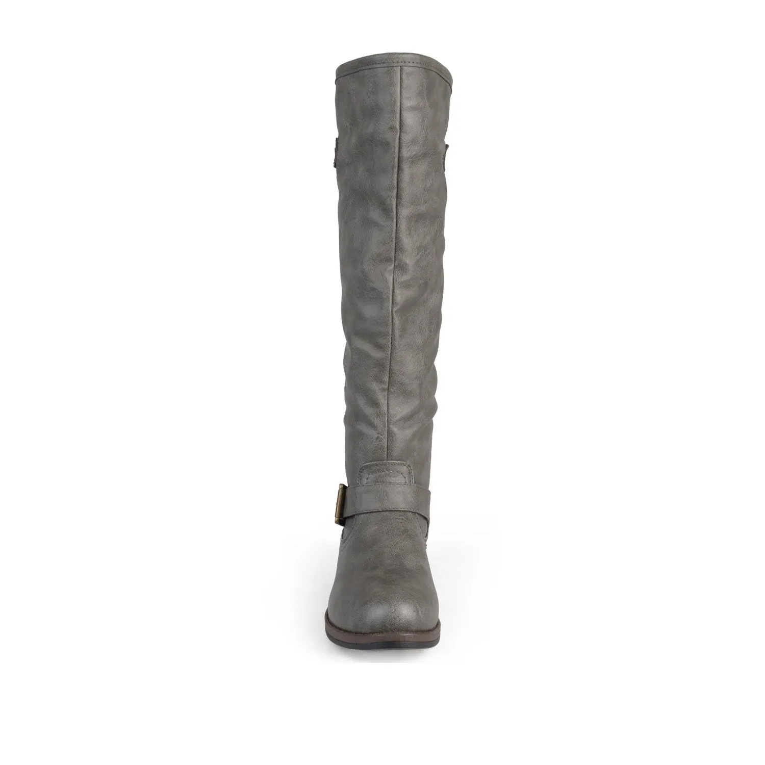 SPOKANE RIDING BOOTS IN FAUX LEATHER soft top