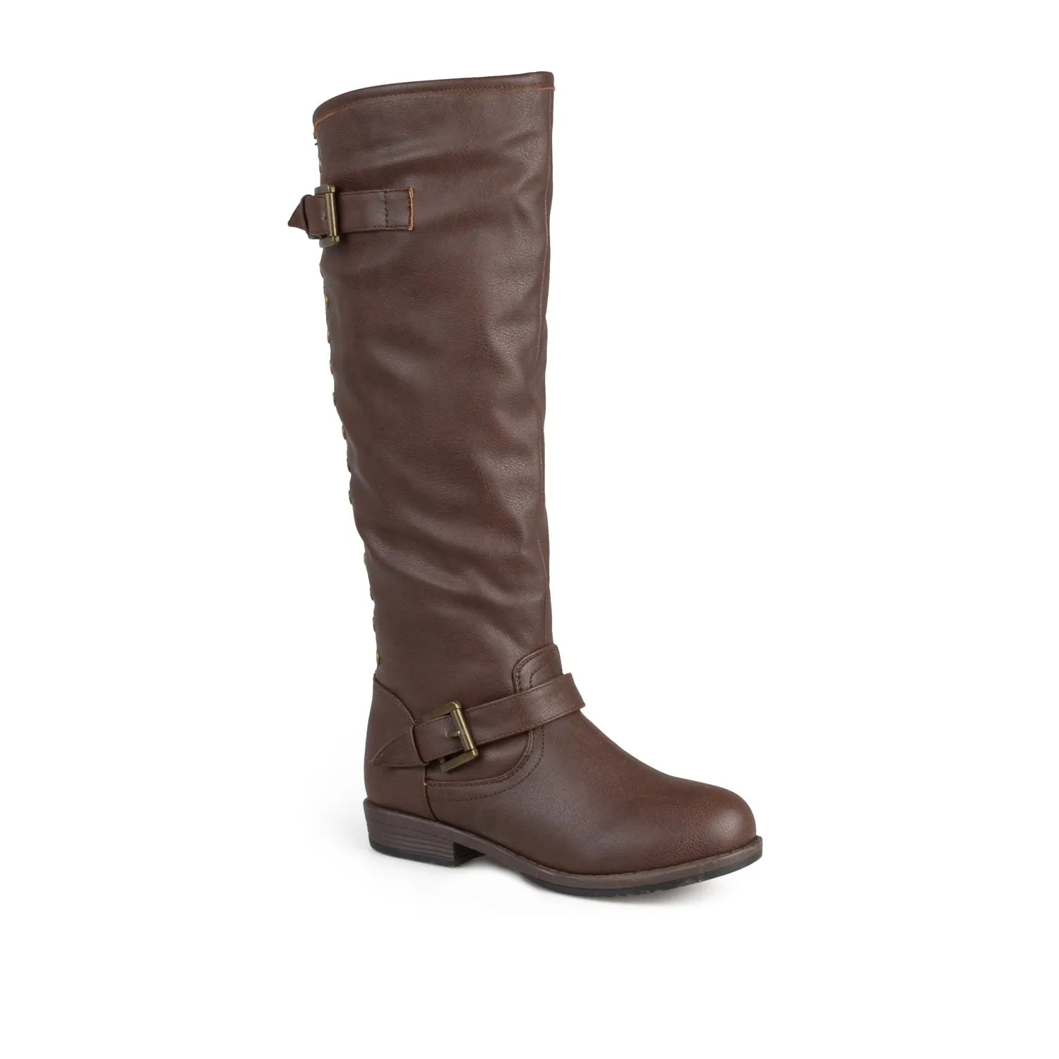 SPOKANE RIDING BOOTS IN FAUX LEATHER soft top