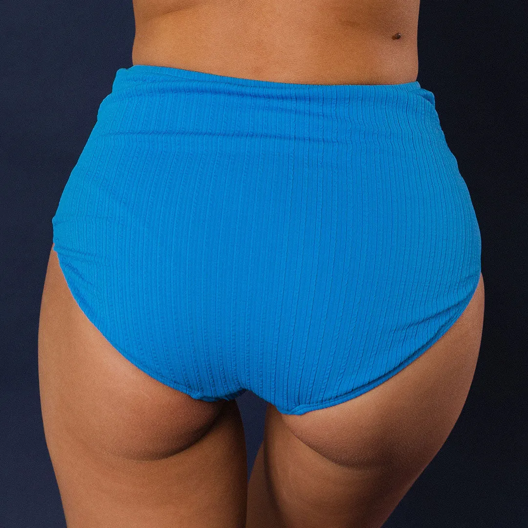 Sporty High-Waisted Bottoms, Cobalt high waist