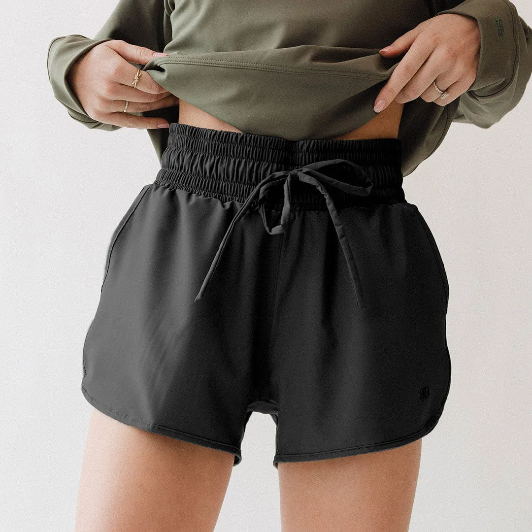 Sprinter Shorts 2.0, Black city stroll