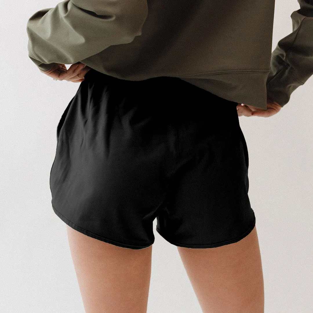 Sprinter Shorts 2.0, Black city stroll