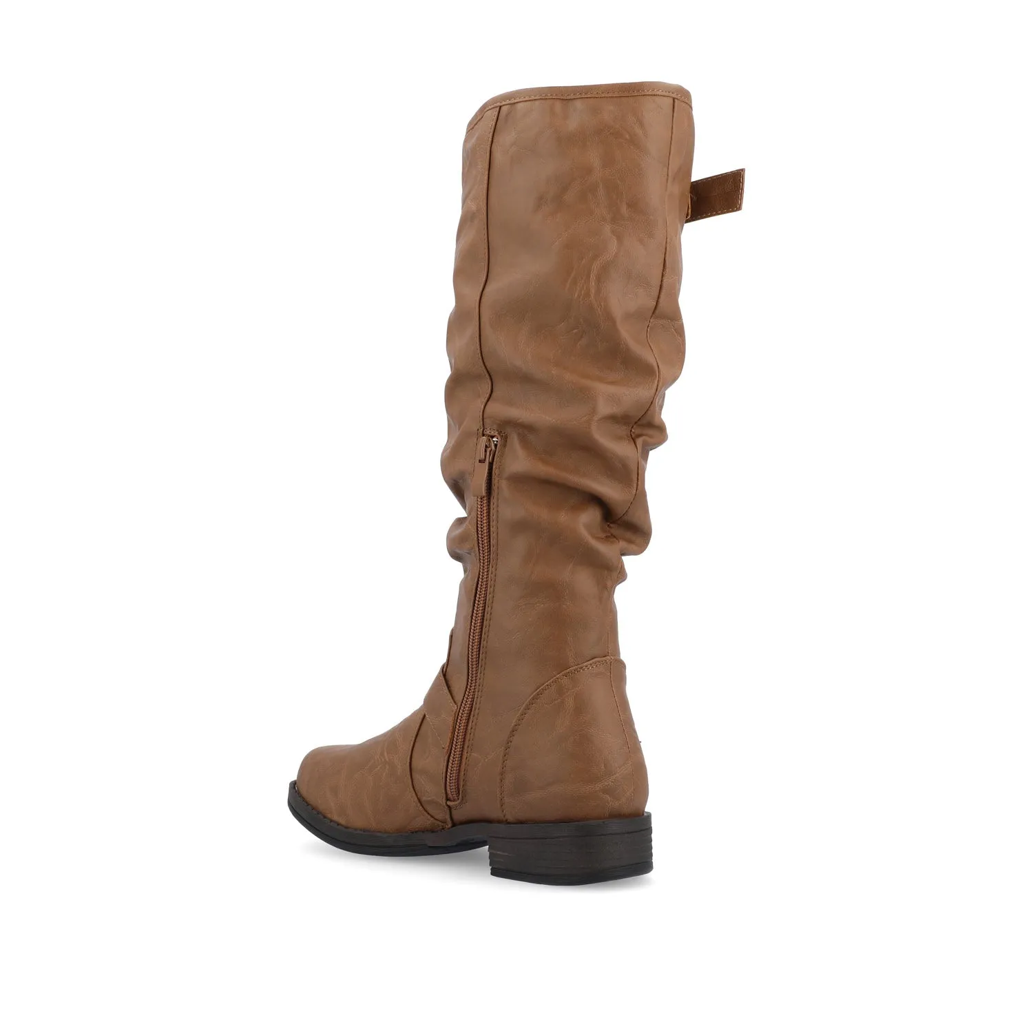 STORMY RIDING BOOTS IN FAUX LEATHER grunge touch