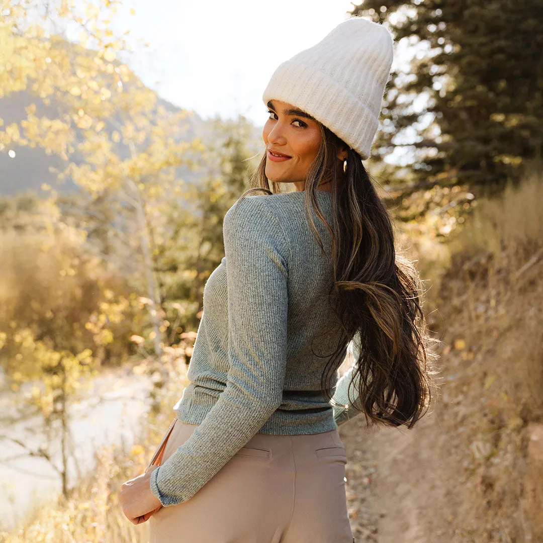 Sydney Henley, Green Mint bone white