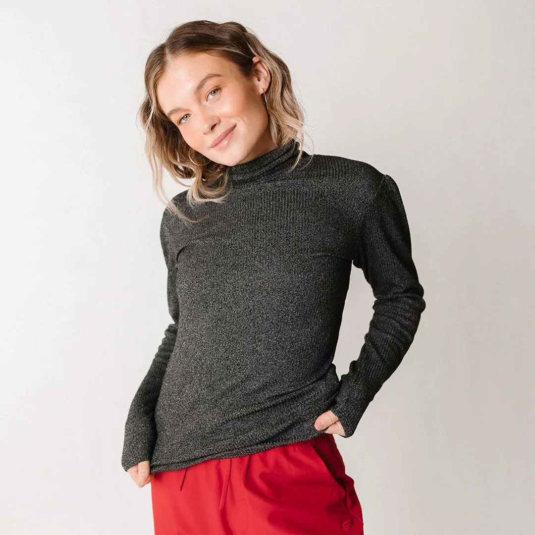 Sydney Turtleneck, Black shade block