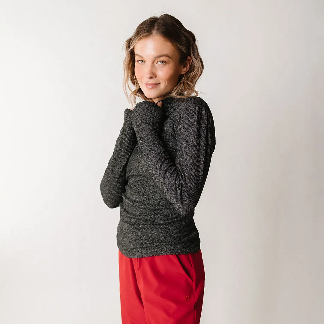 Sydney Turtleneck, Black shade block