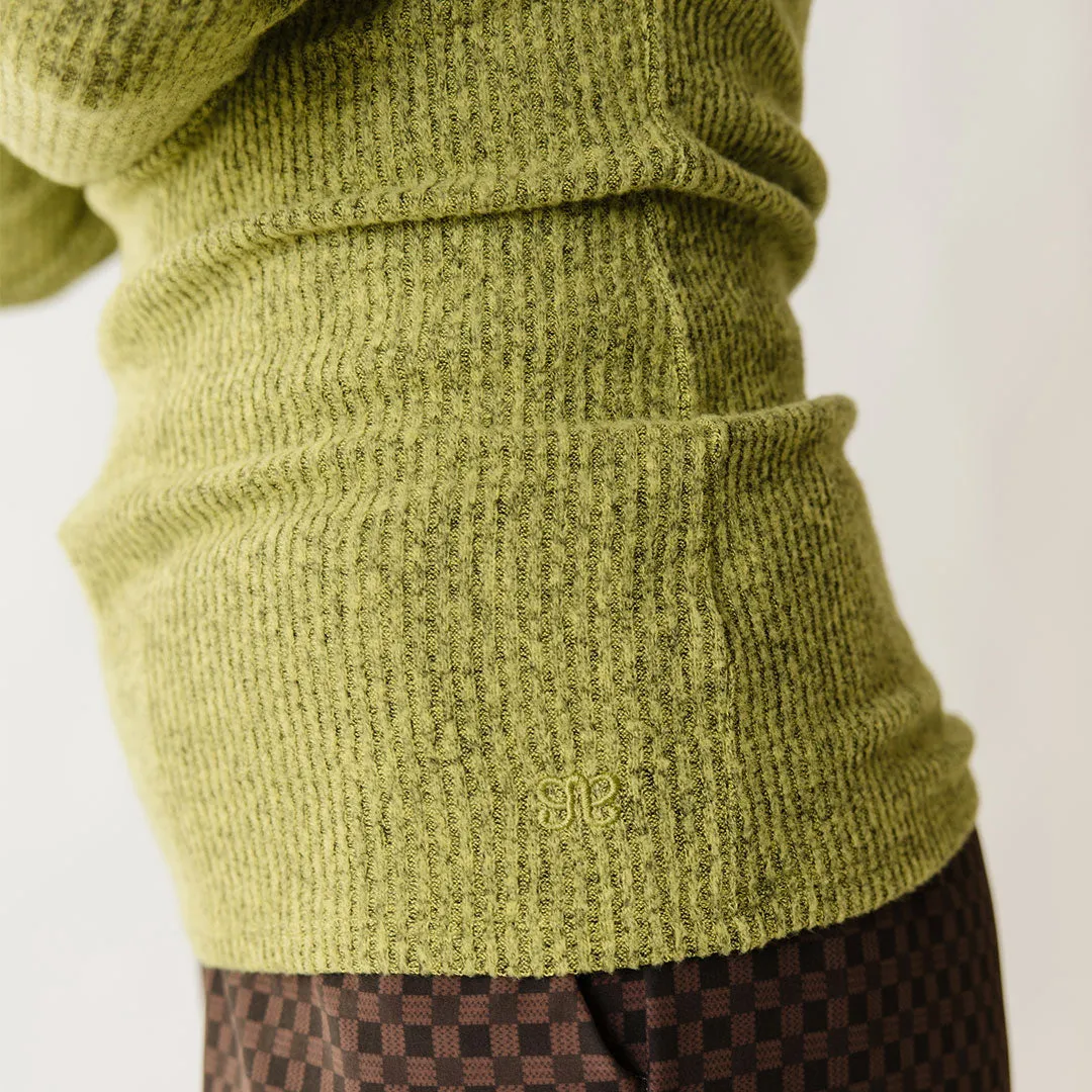 Sydney Turtleneck, Chartreuse silent feel