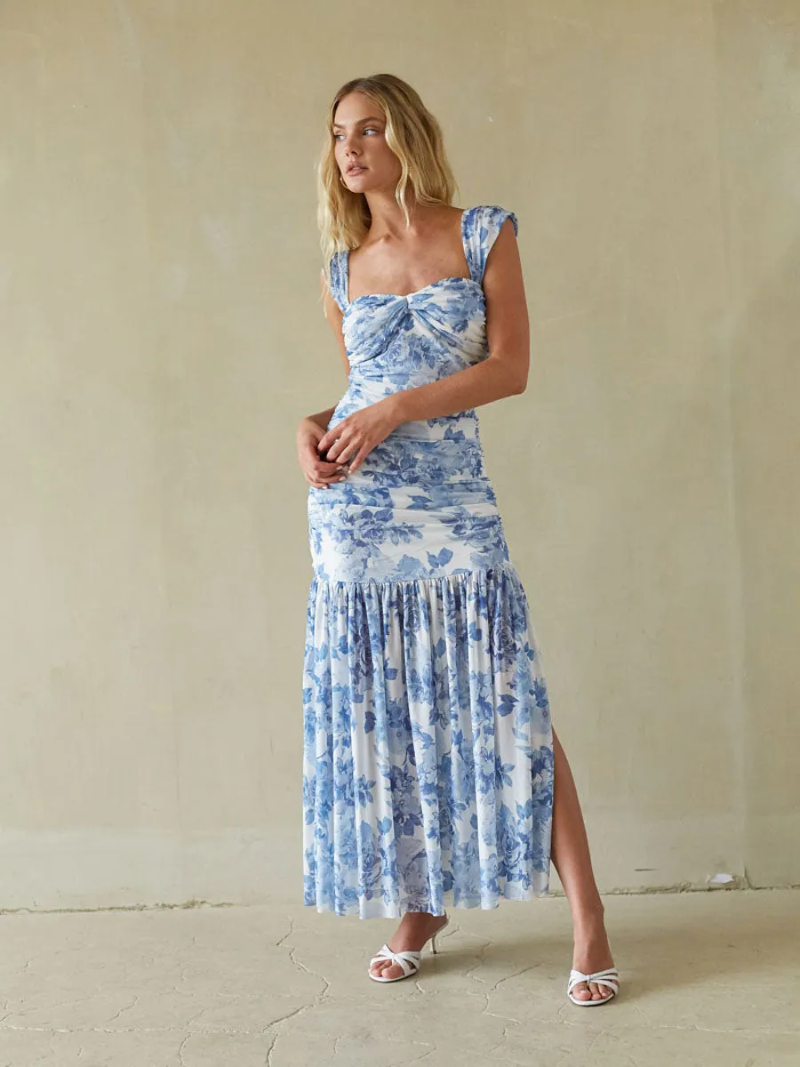 Tahlia Ruched Maxi Dress city vibe