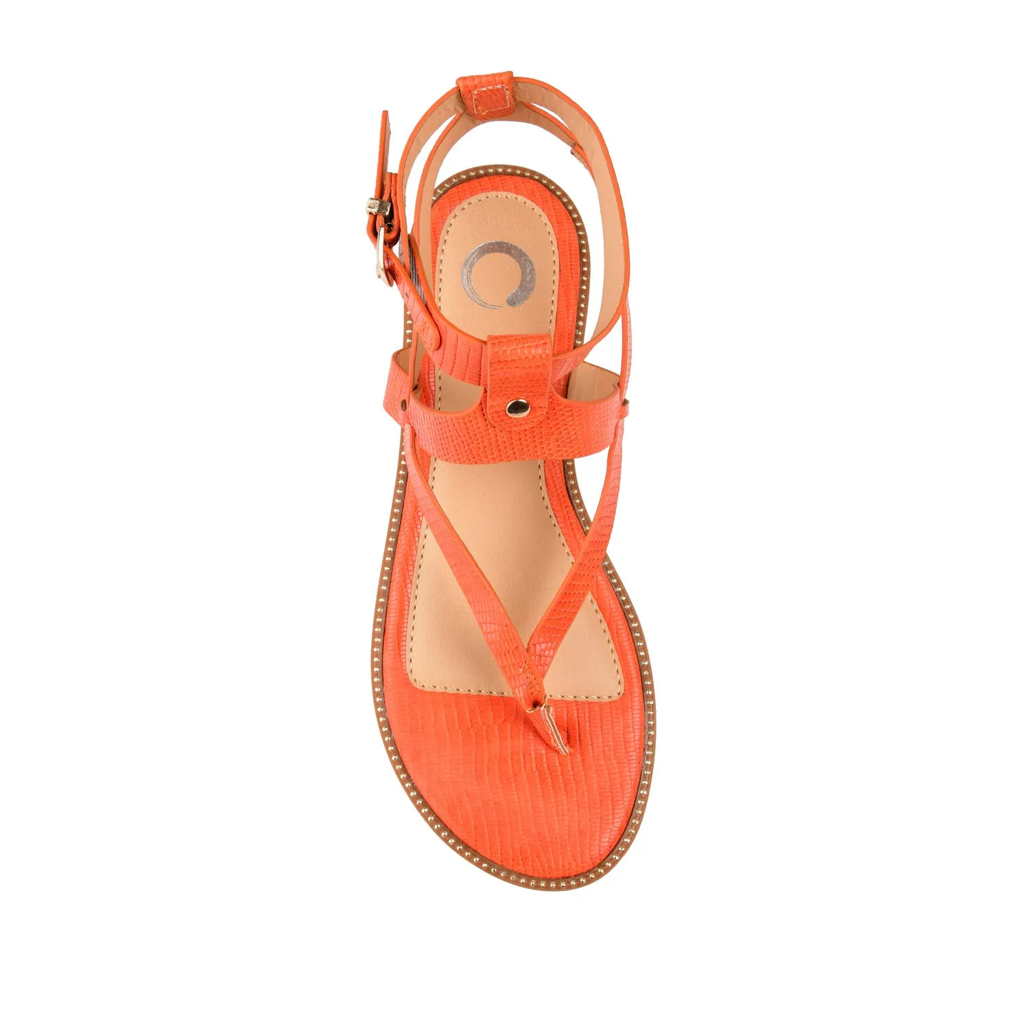 TANGIE MULTI STRAP SANDALS IN FAUX LEATHER laid back