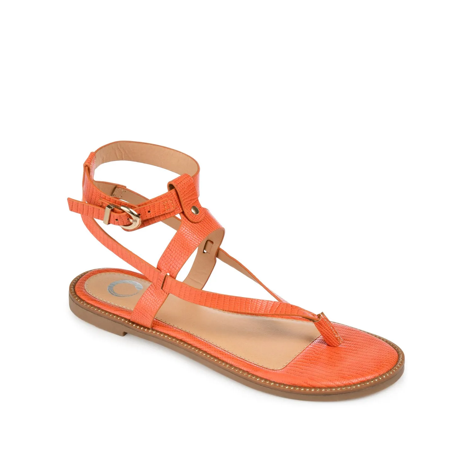 TANGIE MULTI STRAP SANDALS IN FAUX LEATHER laid back
