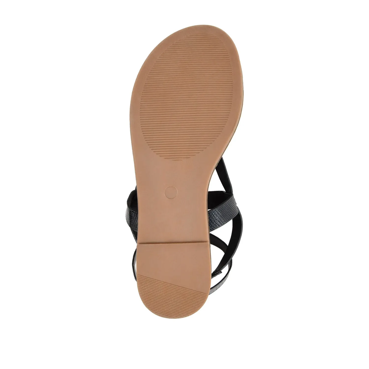 TANGIE MULTI STRAP SANDALS IN FAUX LEATHER laid back