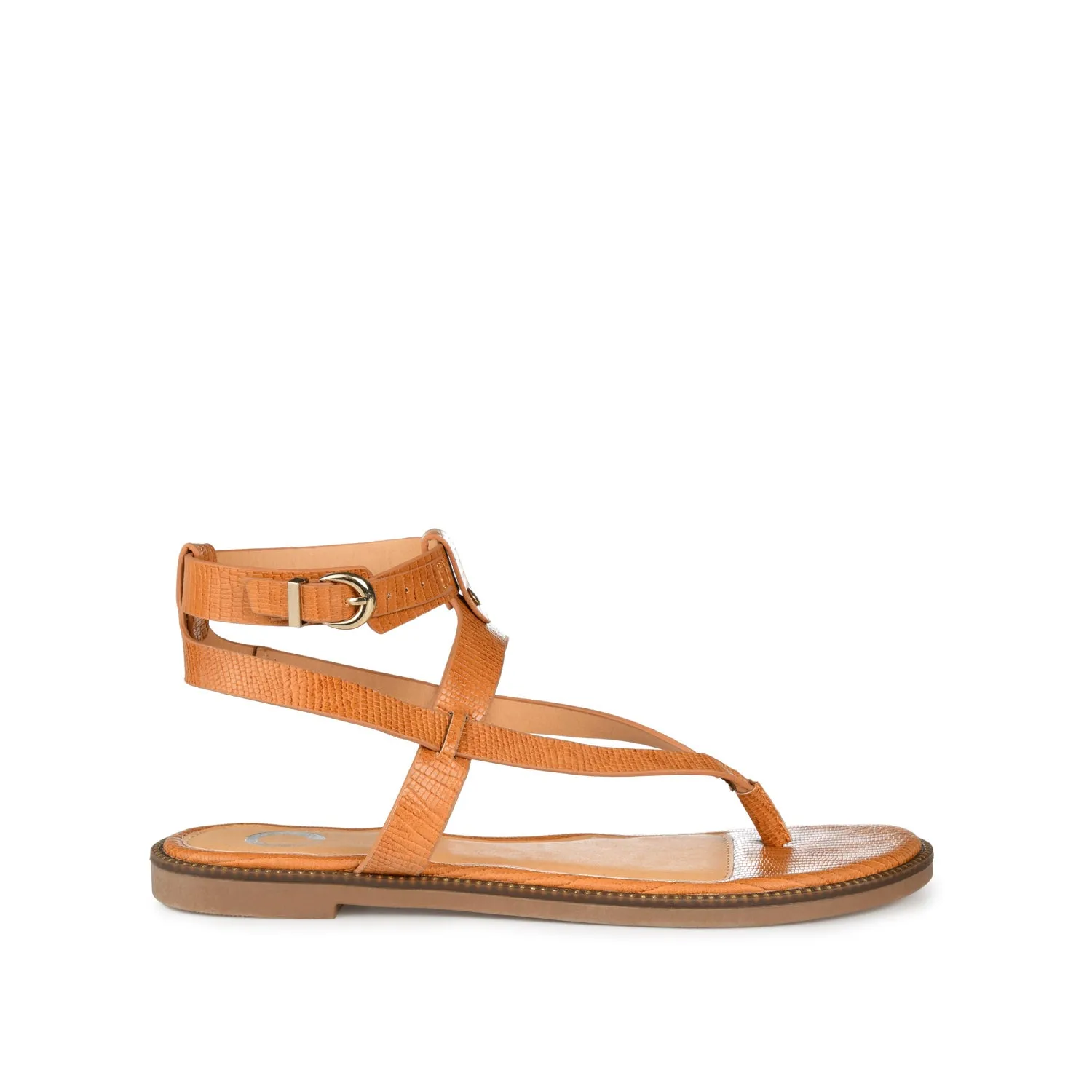 TANGIE MULTI STRAP SANDALS IN FAUX LEATHER laid back