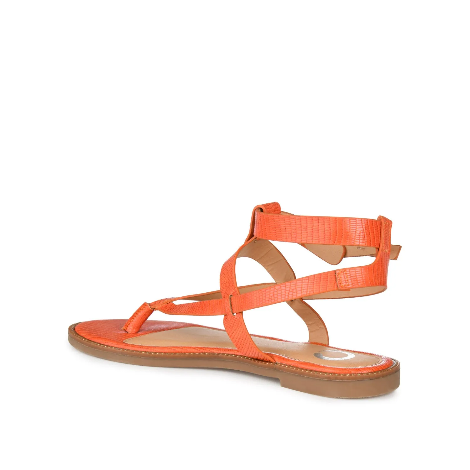 TANGIE MULTI STRAP SANDALS IN FAUX LEATHER laid back
