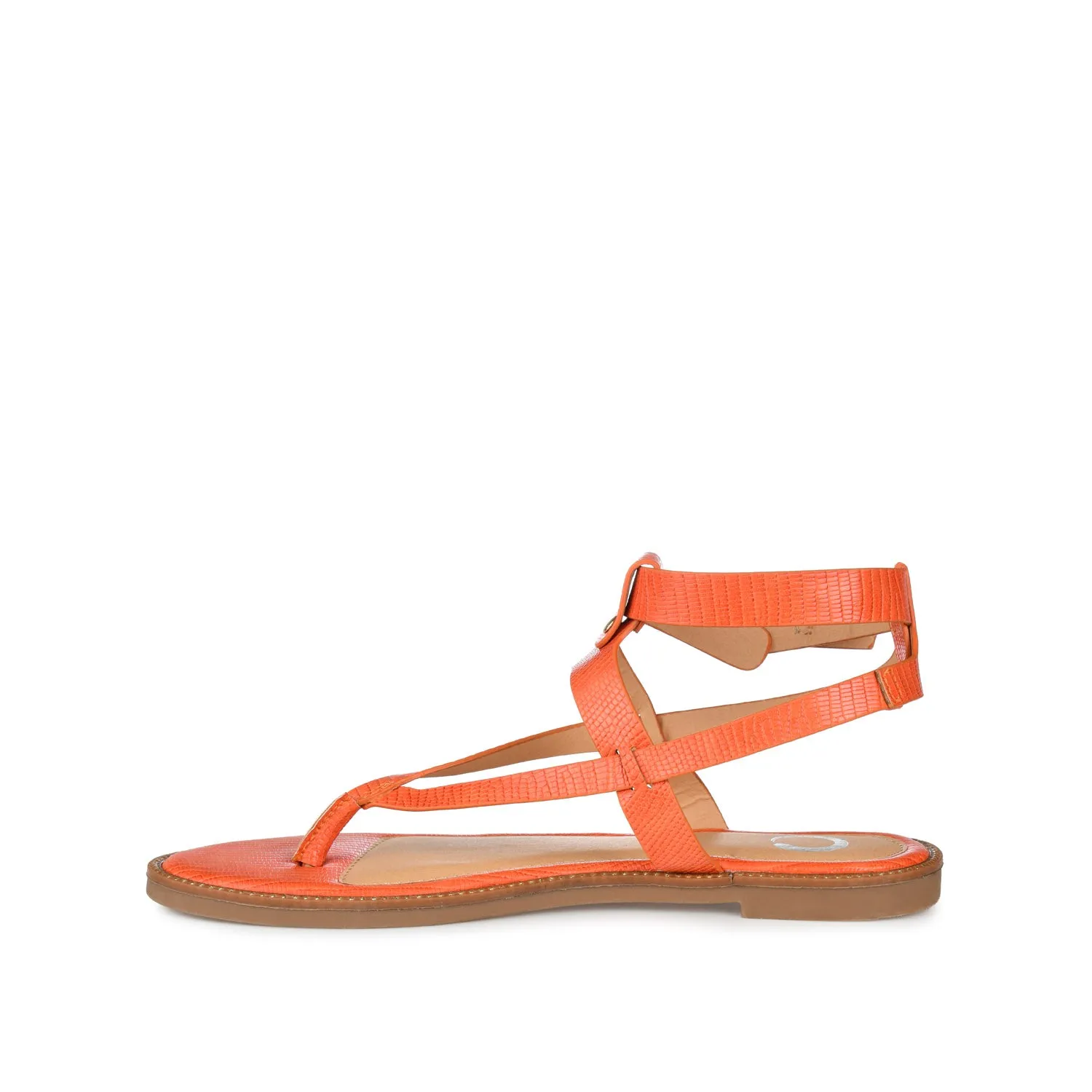 TANGIE MULTI STRAP SANDALS IN FAUX LEATHER laid back