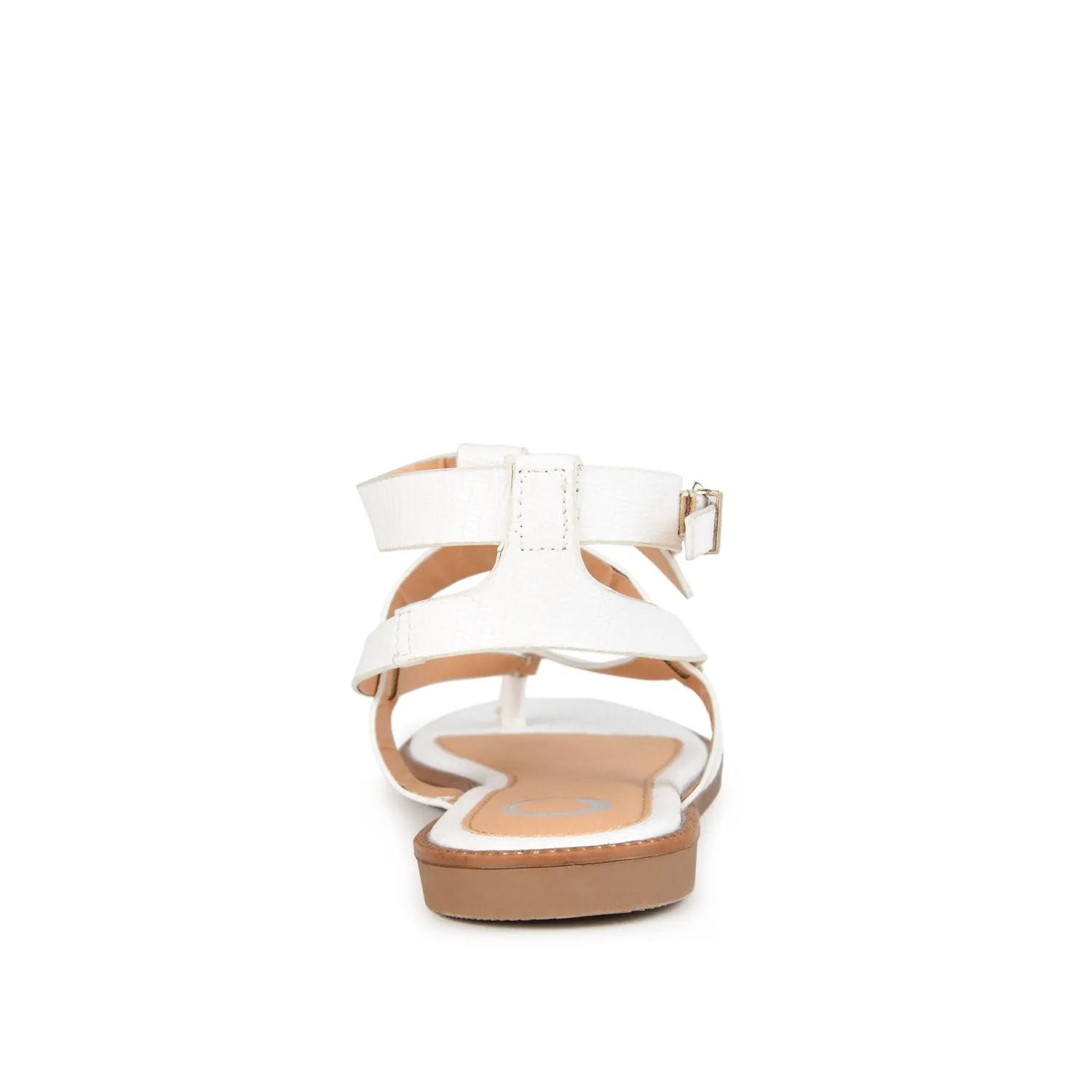TANGIE MULTI STRAP SANDALS IN FAUX LEATHER laid back