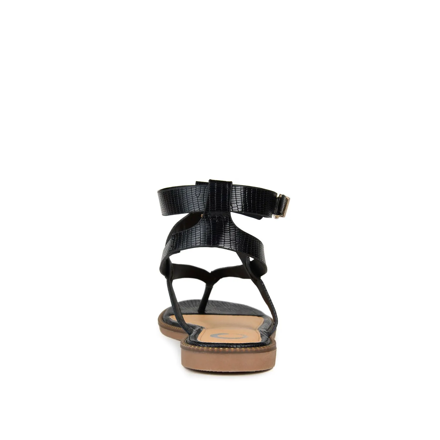 TANGIE MULTI STRAP SANDALS IN FAUX LEATHER laid back
