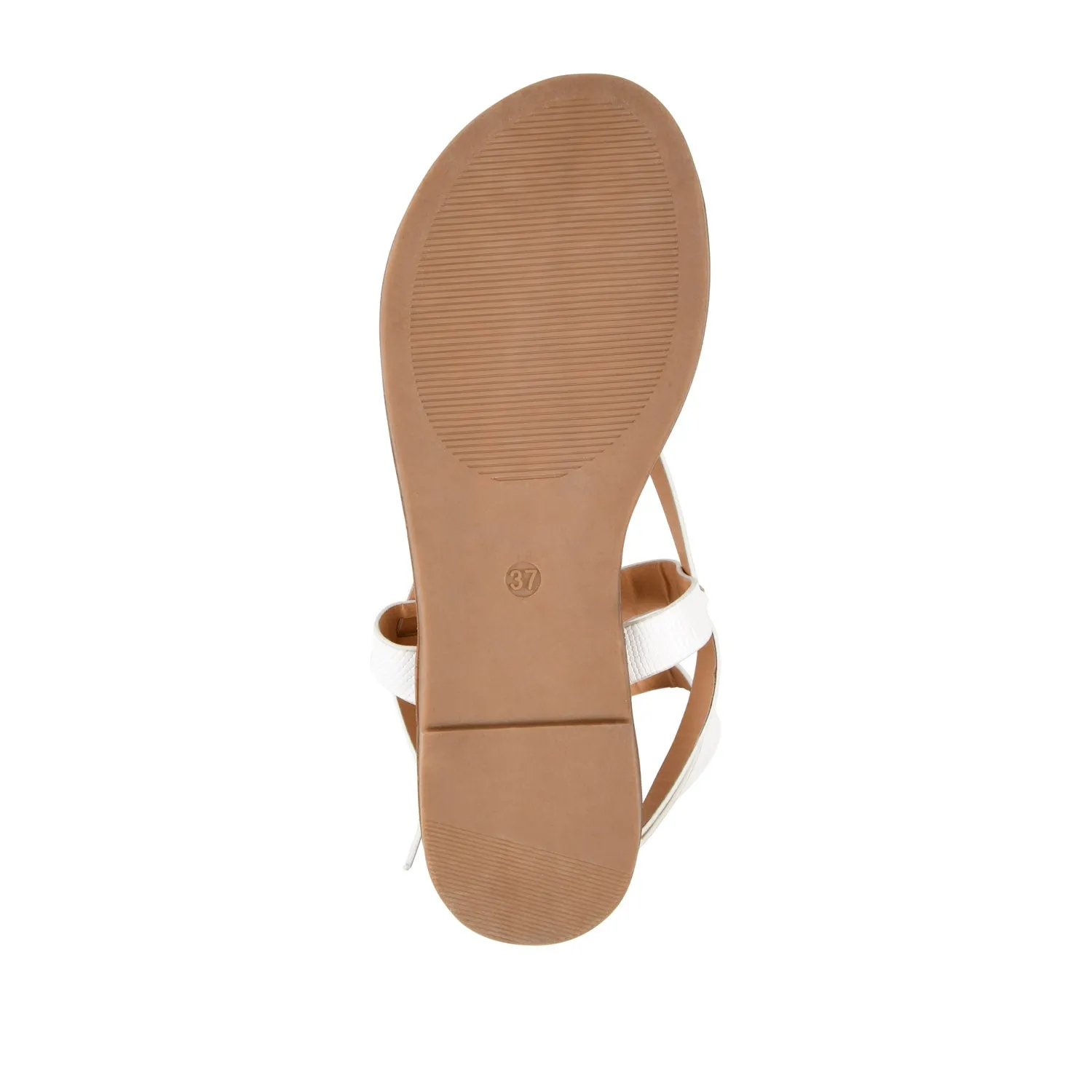 TANGIE MULTI STRAP SANDALS IN FAUX LEATHER laid back