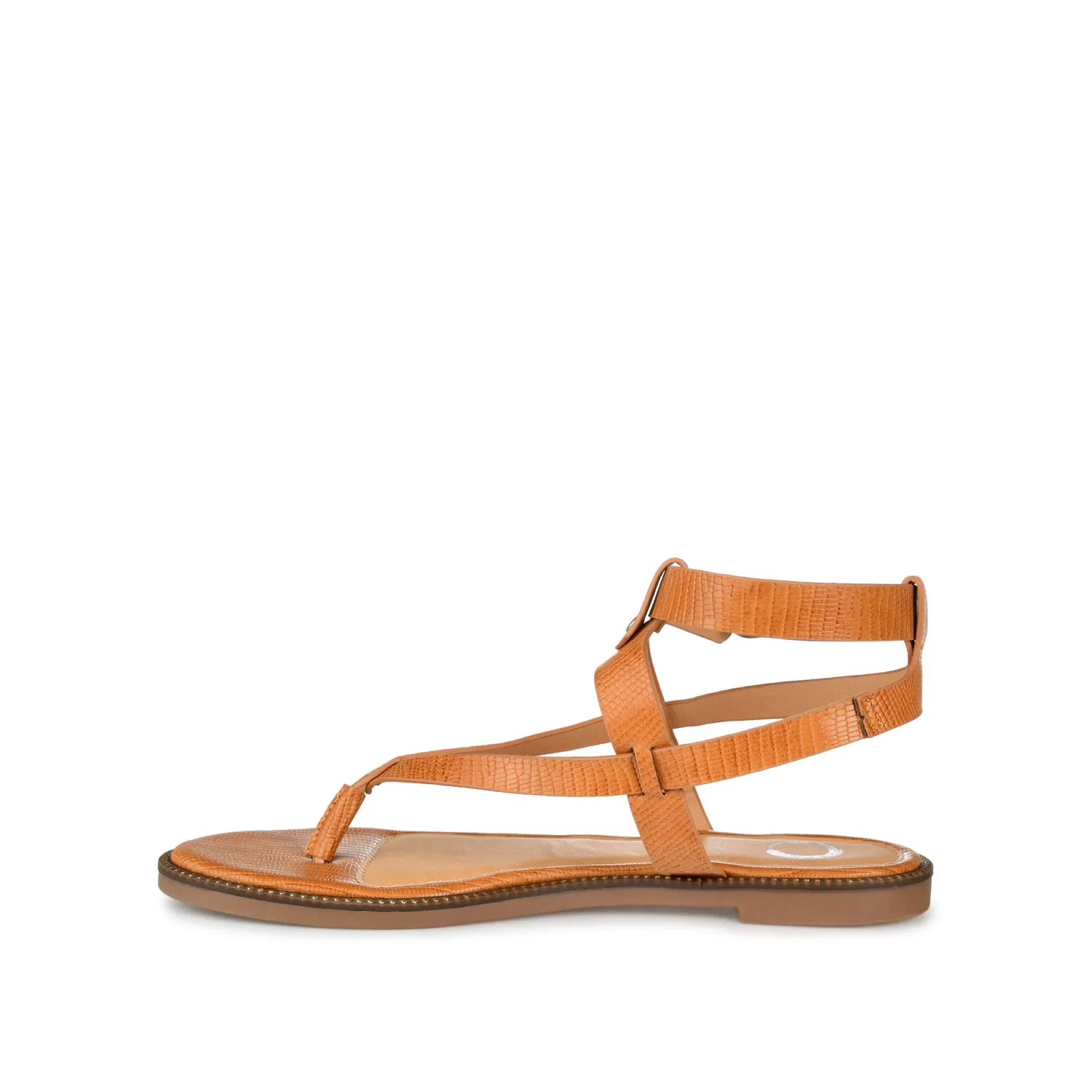 TANGIE MULTI STRAP SANDALS IN FAUX LEATHER laid back