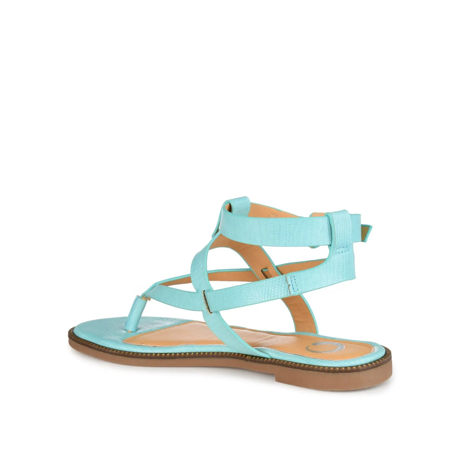 TANGIE MULTI STRAP SANDALS IN FAUX LEATHER laid back
