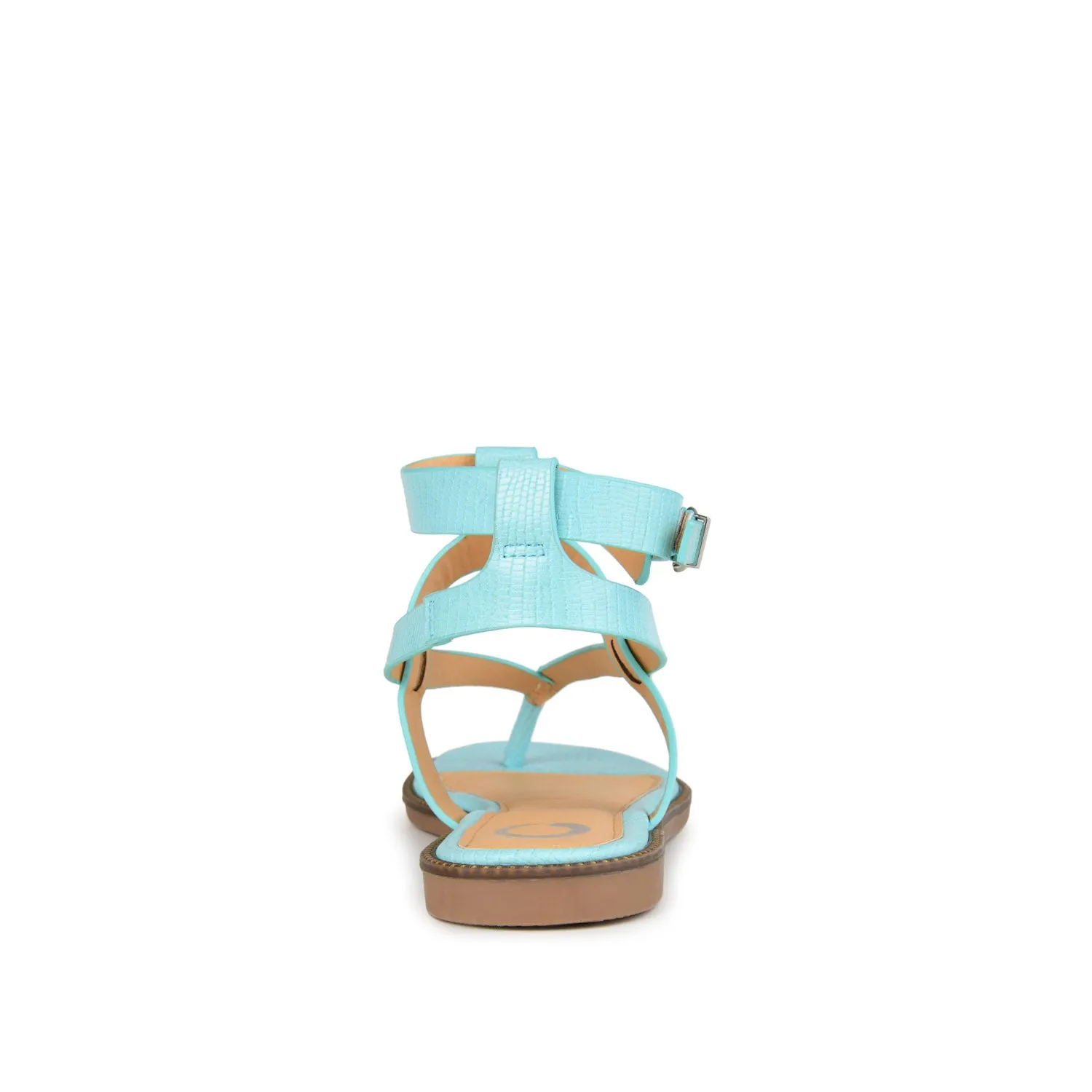 TANGIE MULTI STRAP SANDALS IN FAUX LEATHER laid back