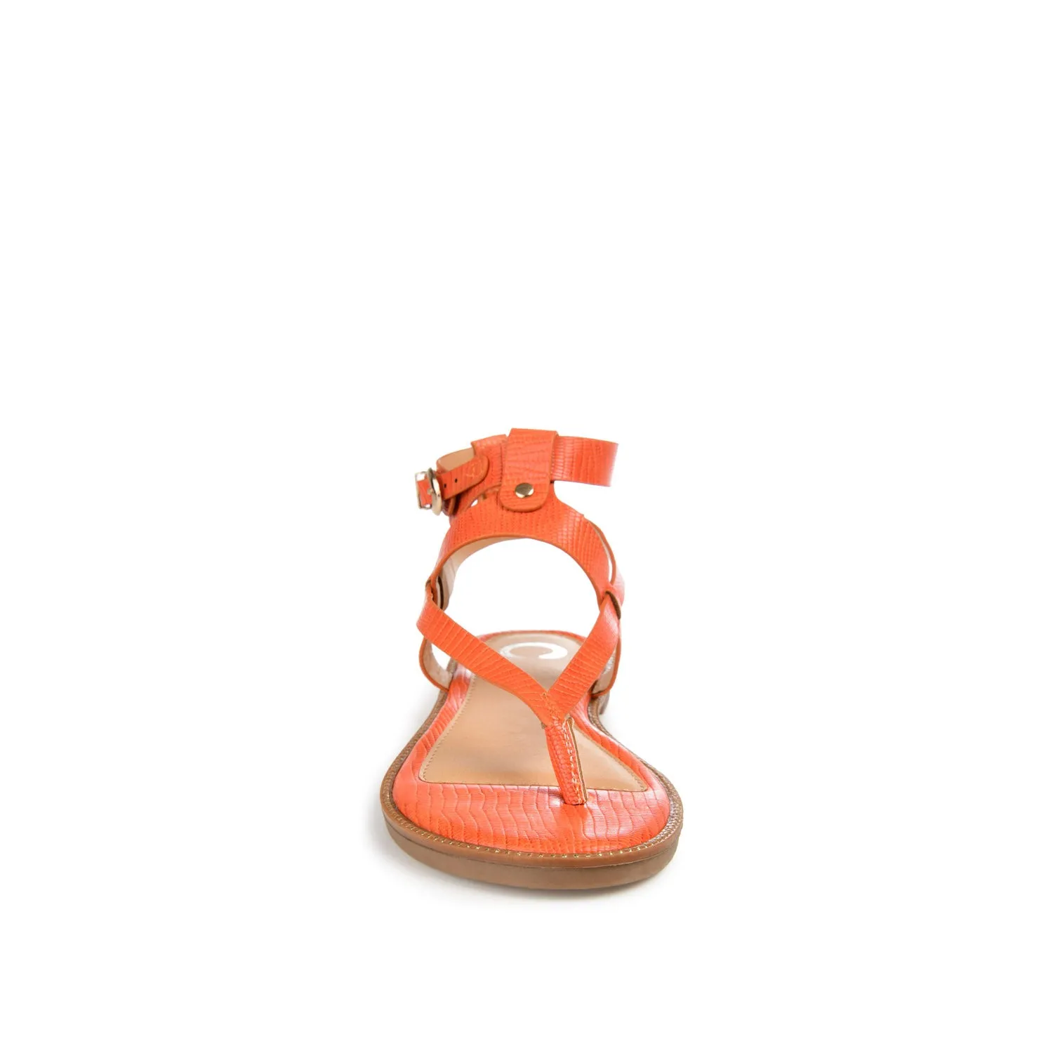 TANGIE MULTI STRAP SANDALS IN FAUX LEATHER laid back