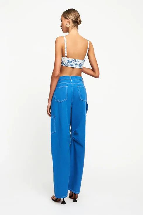 Tanis Corset in Blue Porcelain photo skin