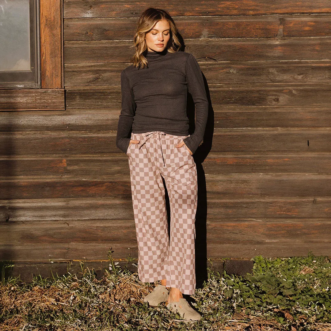Tatum Turtleneck, Charcoal soft roll