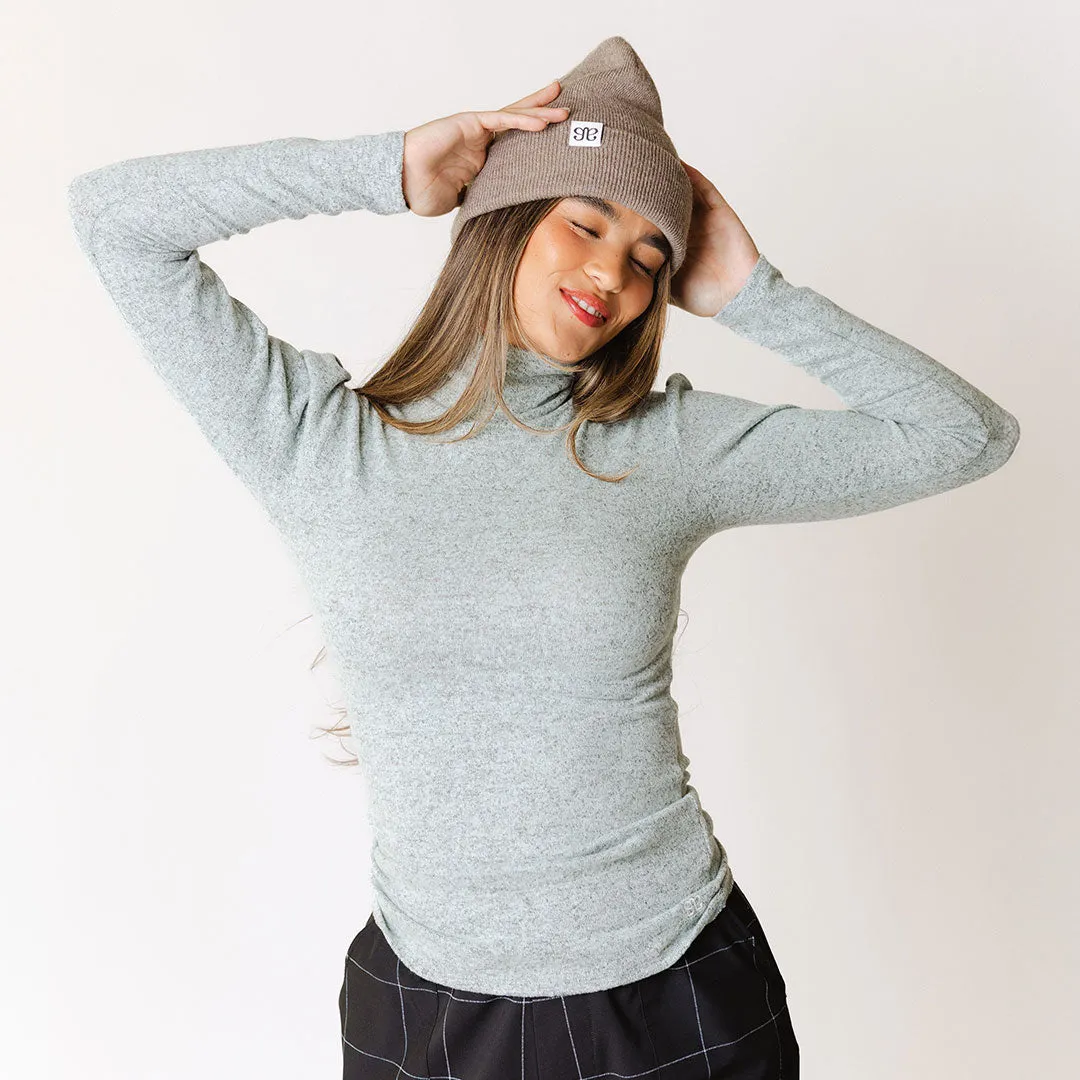 Tatum Turtleneck, Mint college soft