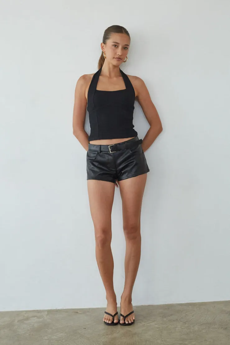 Tavi Ribbed Halter Top light blend