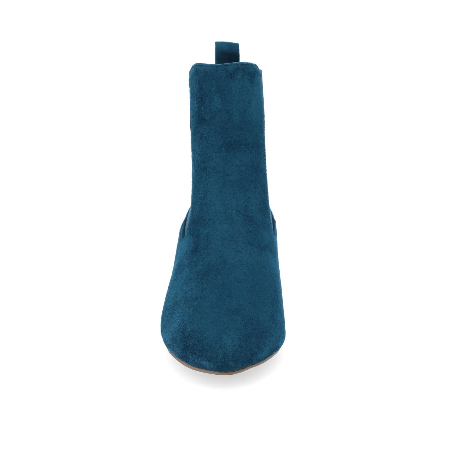 TENLEE CHELSEA BOOTIES IN FAUX SUEDE tight match
