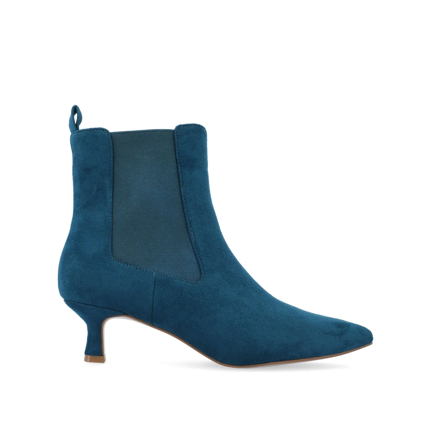 TENLEE CHELSEA BOOTIES IN FAUX SUEDE tight match