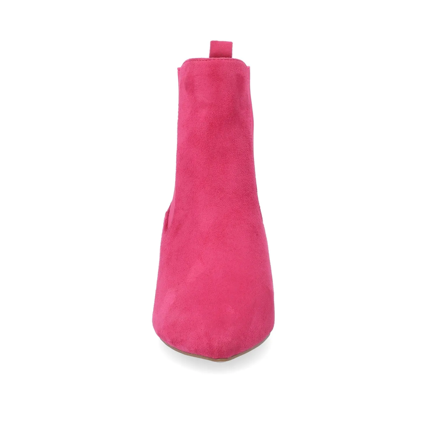 TENLEE CHELSEA BOOTIES IN FAUX SUEDE tight match
