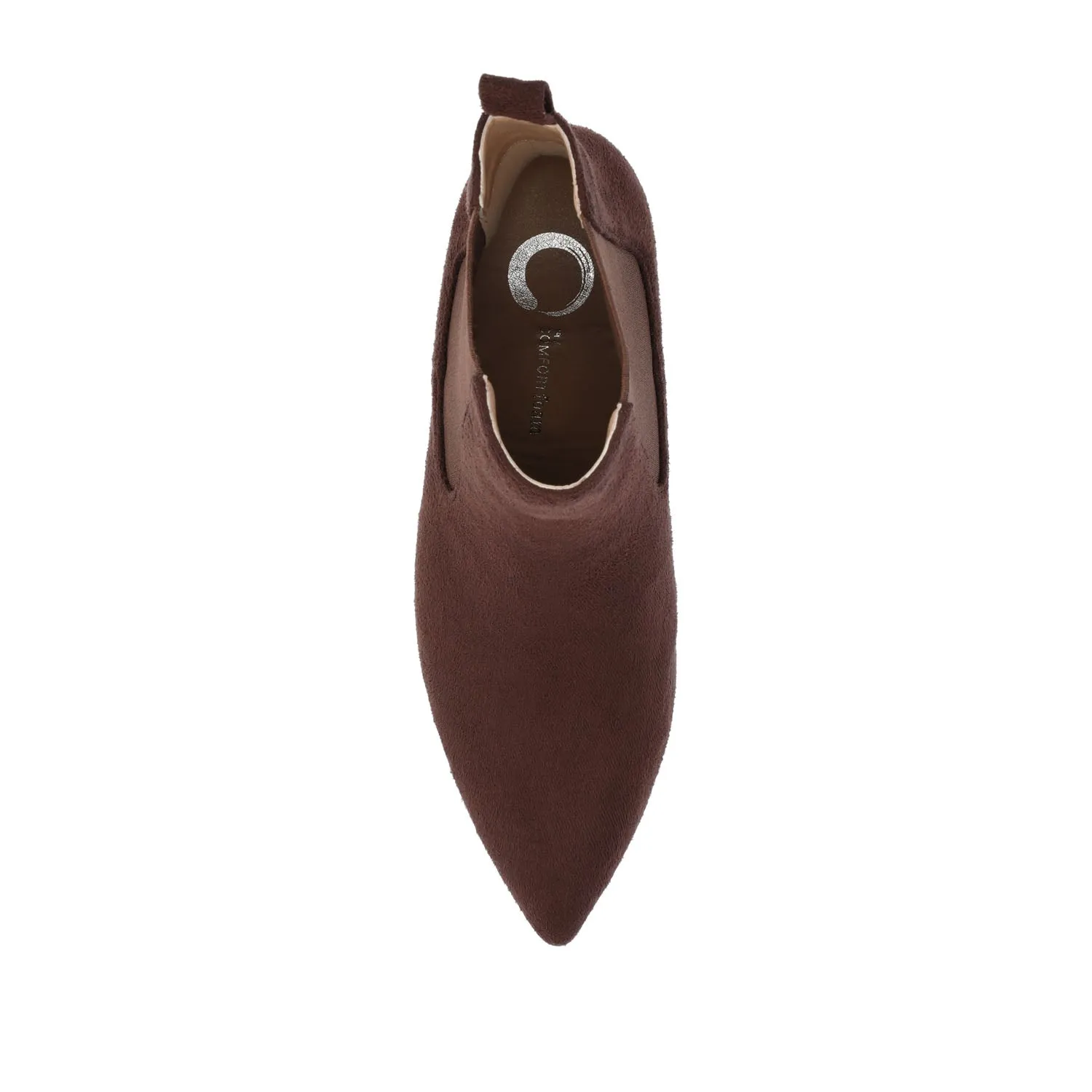 TENLEE CHELSEA BOOTIES IN FAUX SUEDE tight match