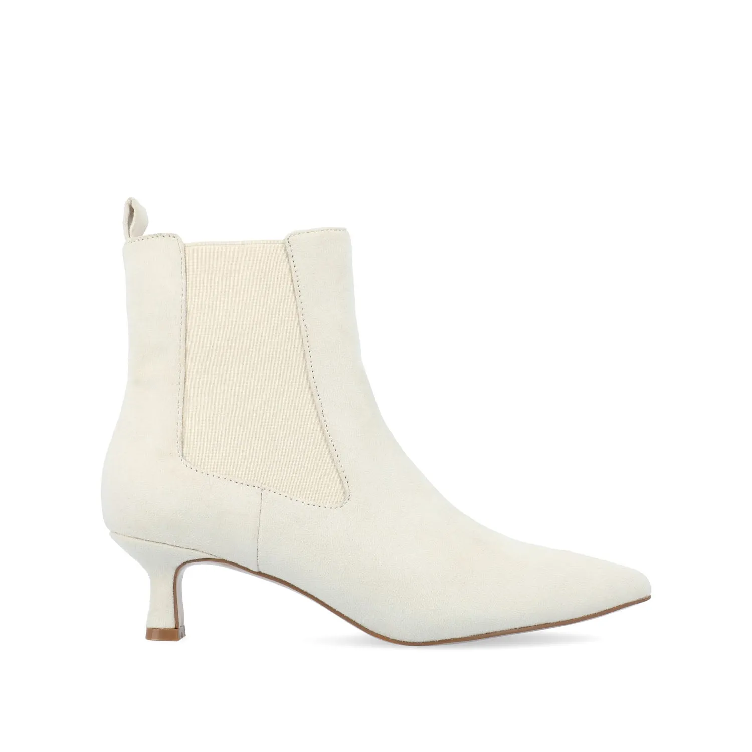 TENLEE CHELSEA BOOTIES IN FAUX SUEDE tight match