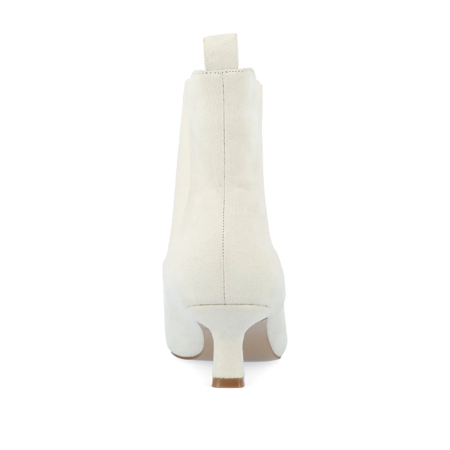 TENLEE CHELSEA BOOTIES IN FAUX SUEDE tight match
