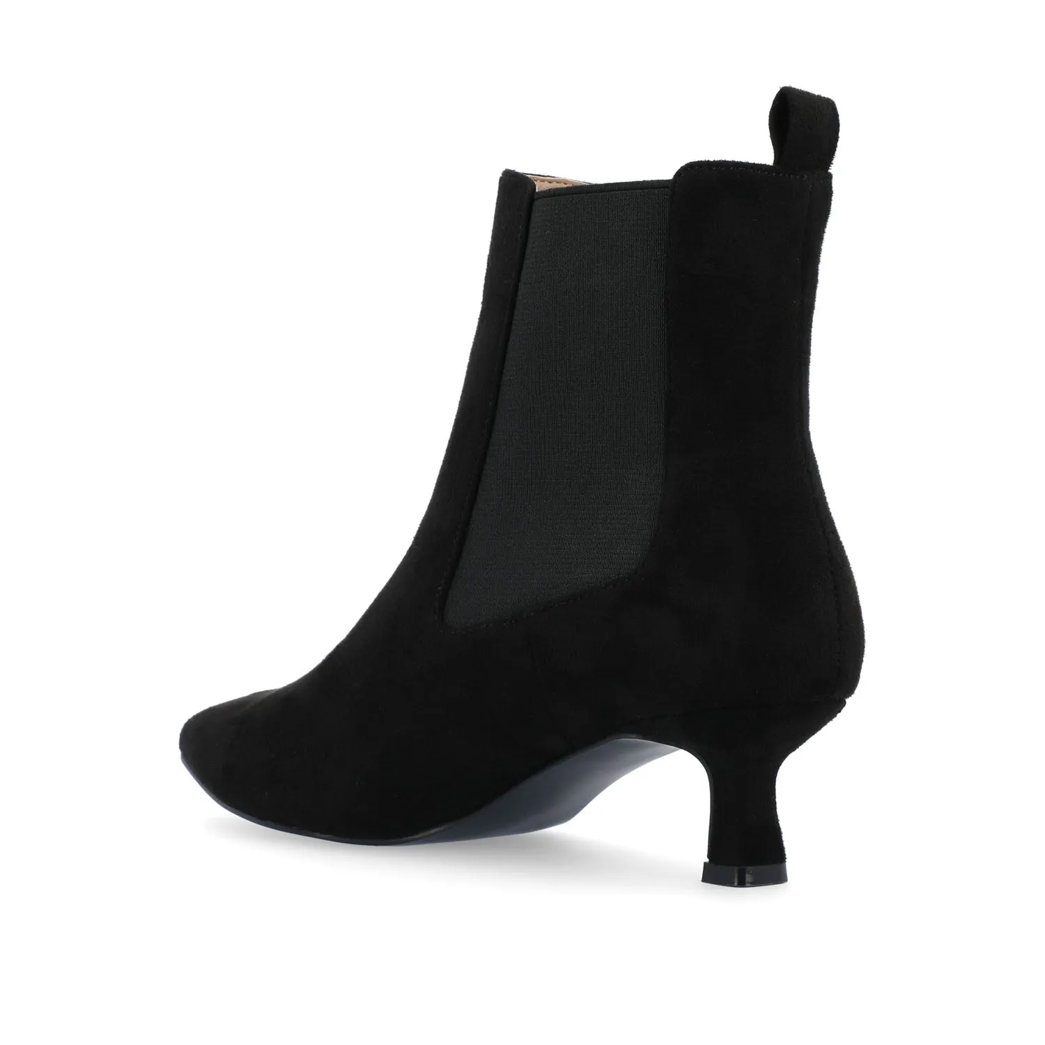 TENLEE CHELSEA BOOTIES IN FAUX SUEDE tight match