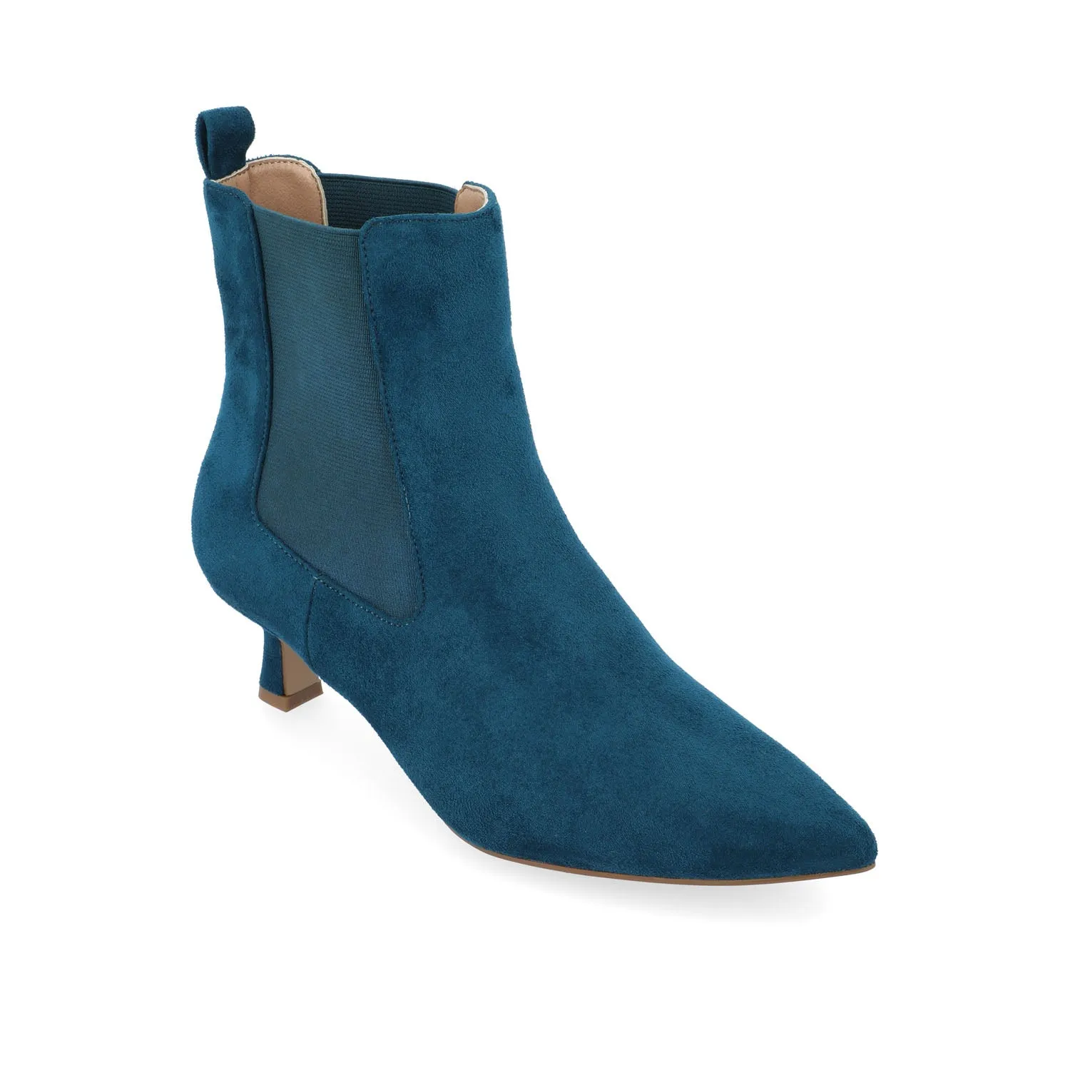 TENLEE CHELSEA BOOTIES IN FAUX SUEDE tight match
