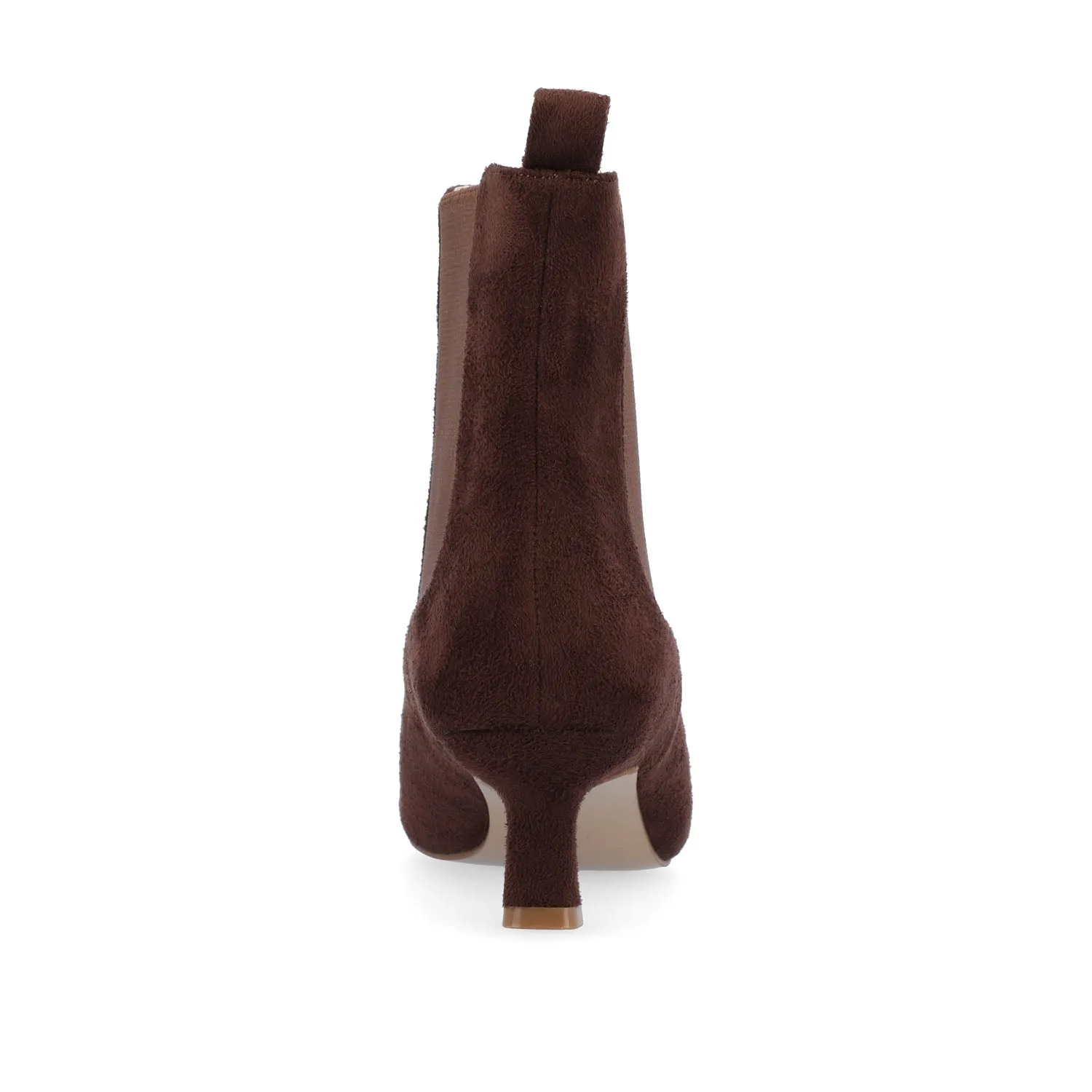 TENLEE CHELSEA BOOTIES IN FAUX SUEDE tight match