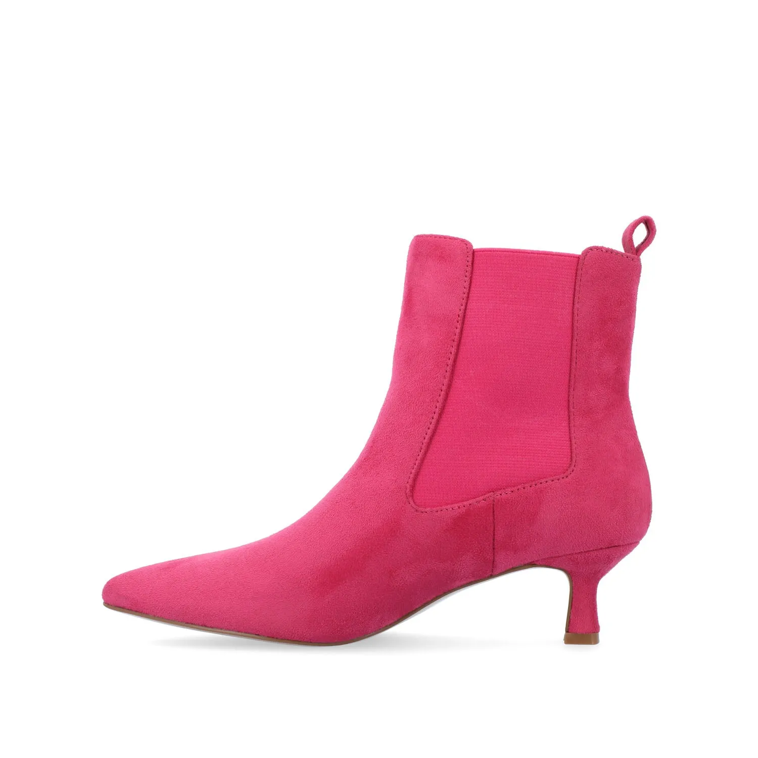 TENLEE CHELSEA BOOTIES IN FAUX SUEDE tight match