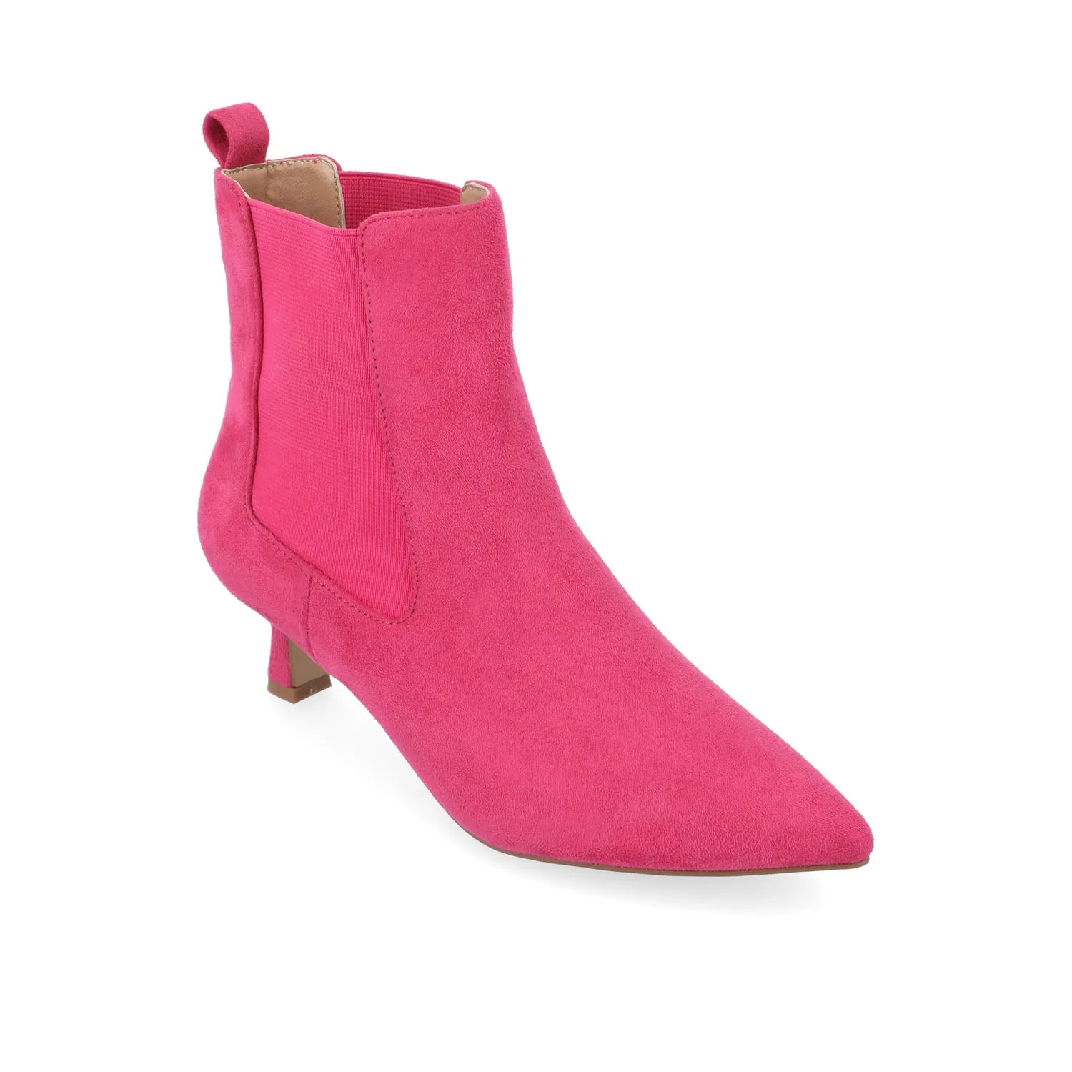 TENLEE CHELSEA BOOTIES IN FAUX SUEDE tight match