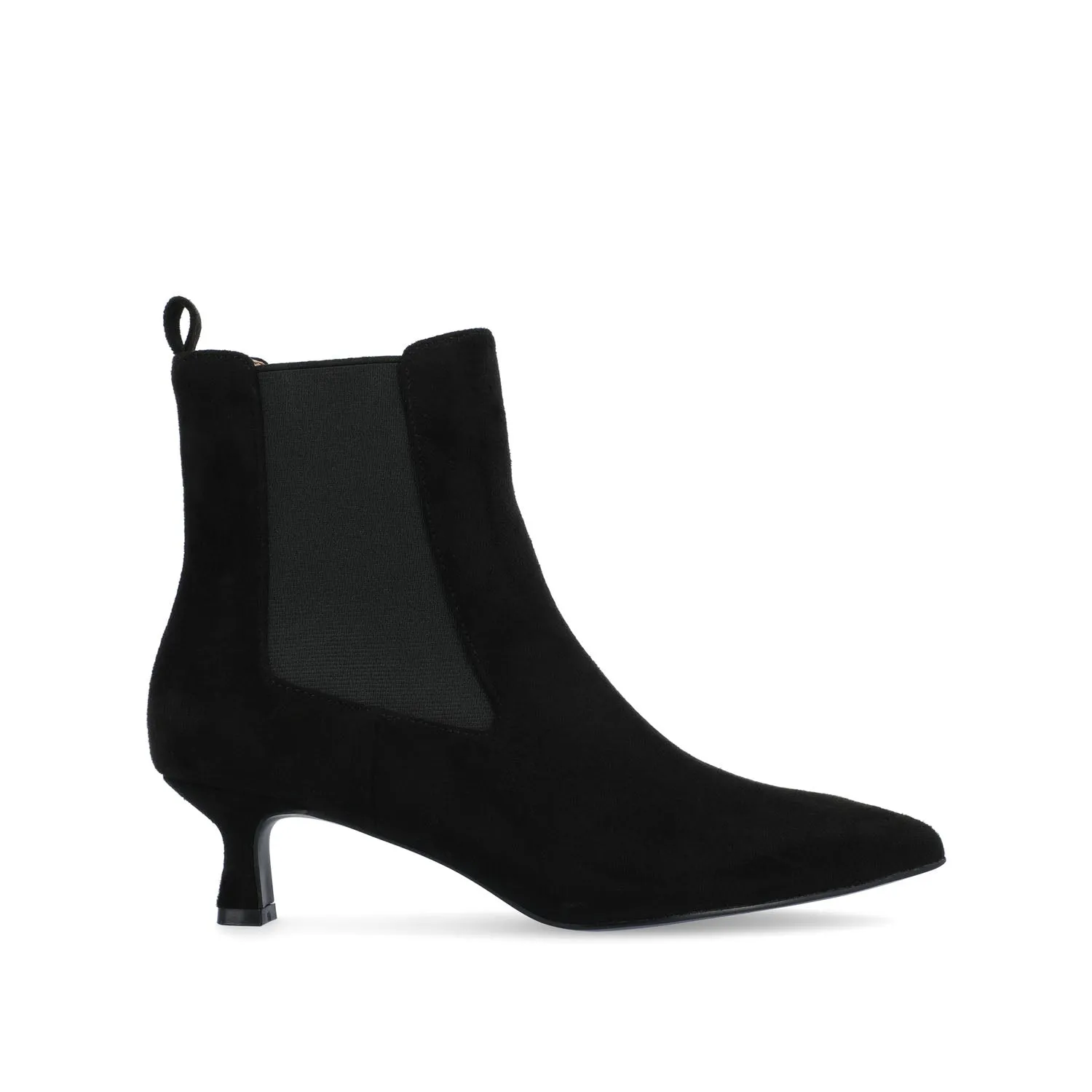 TENLEE CHELSEA BOOTIES IN FAUX SUEDE tight match