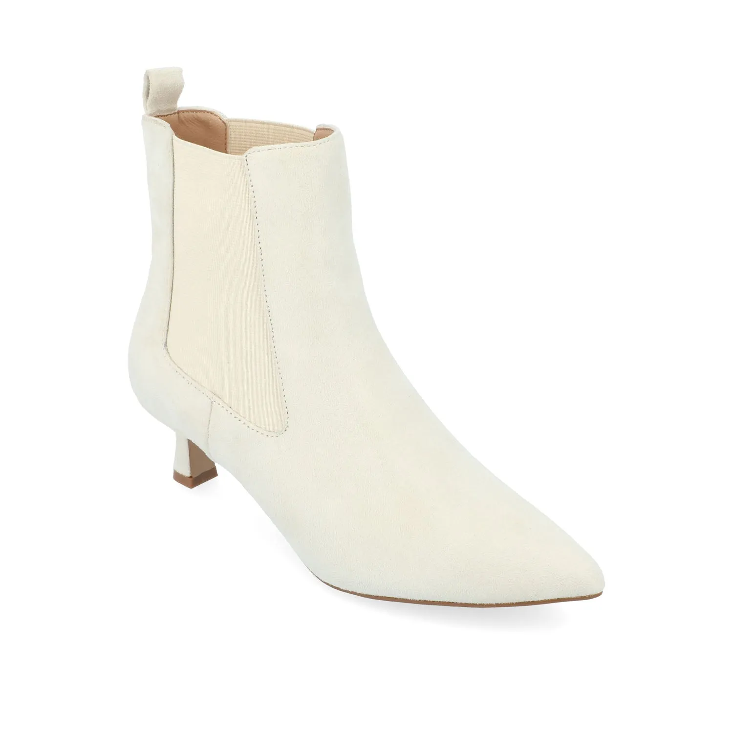 TENLEE CHELSEA BOOTIES IN FAUX SUEDE tight match