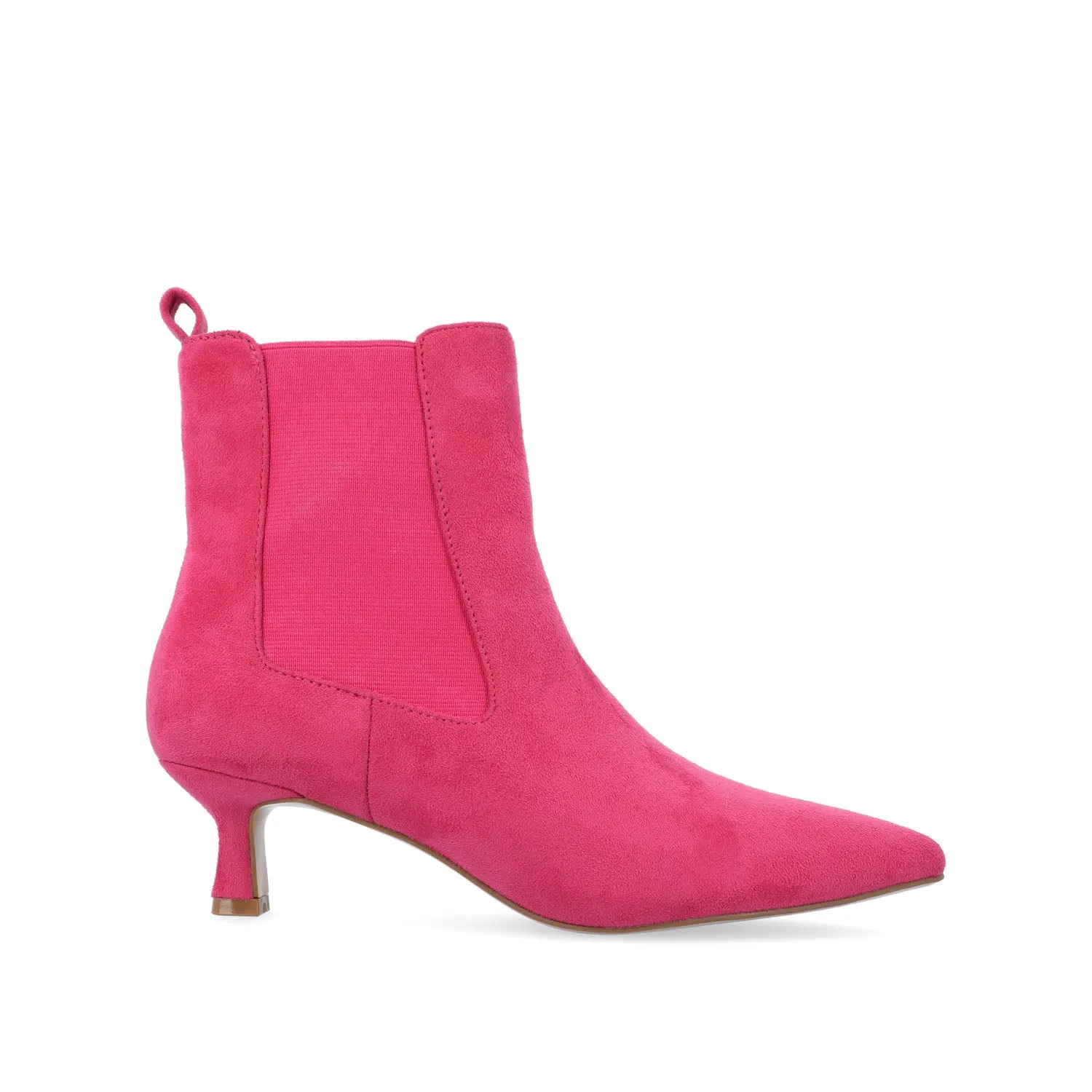 TENLEE CHELSEA BOOTIES IN FAUX SUEDE tight match